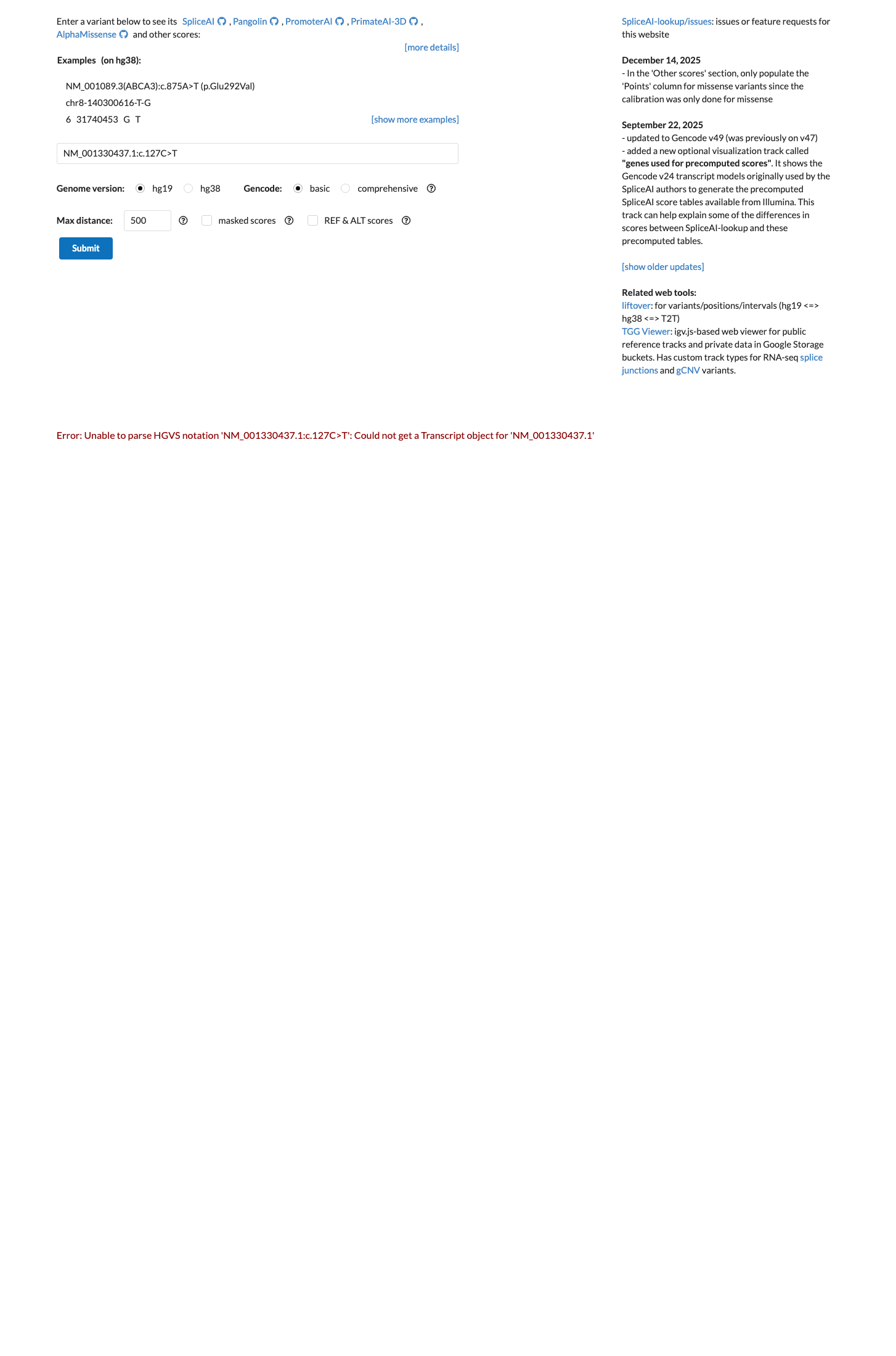 In silico evidence