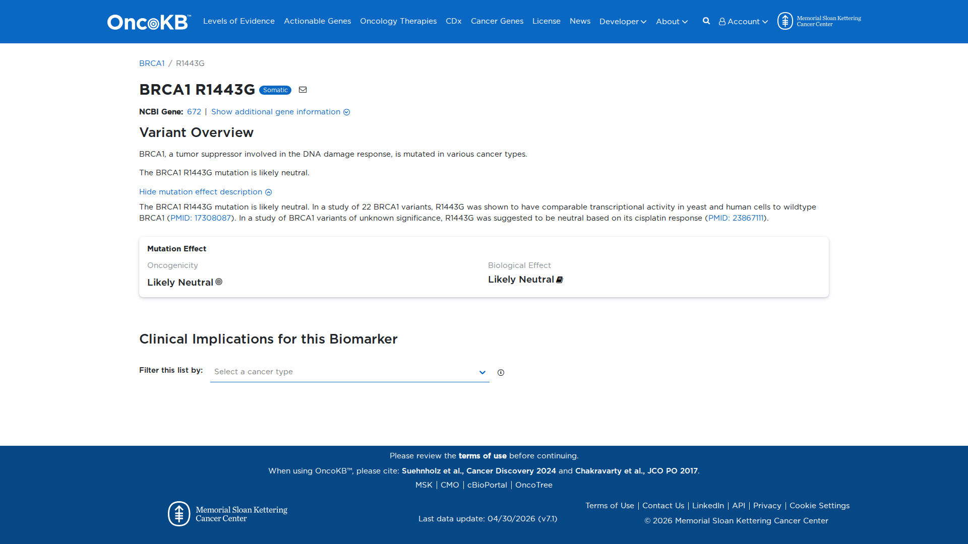 OncoKB Preview