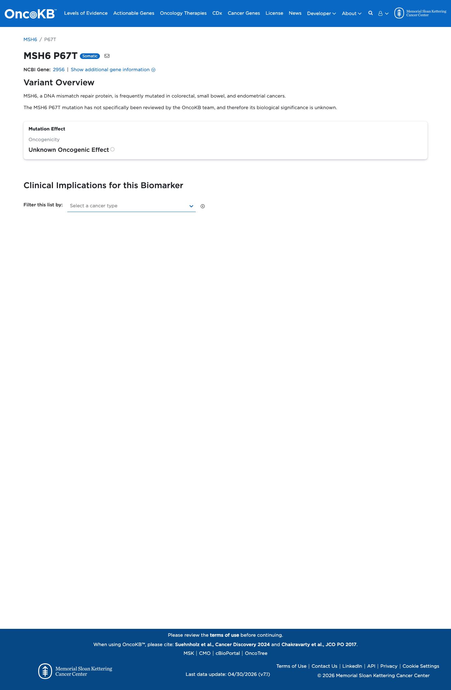 Functional evidence