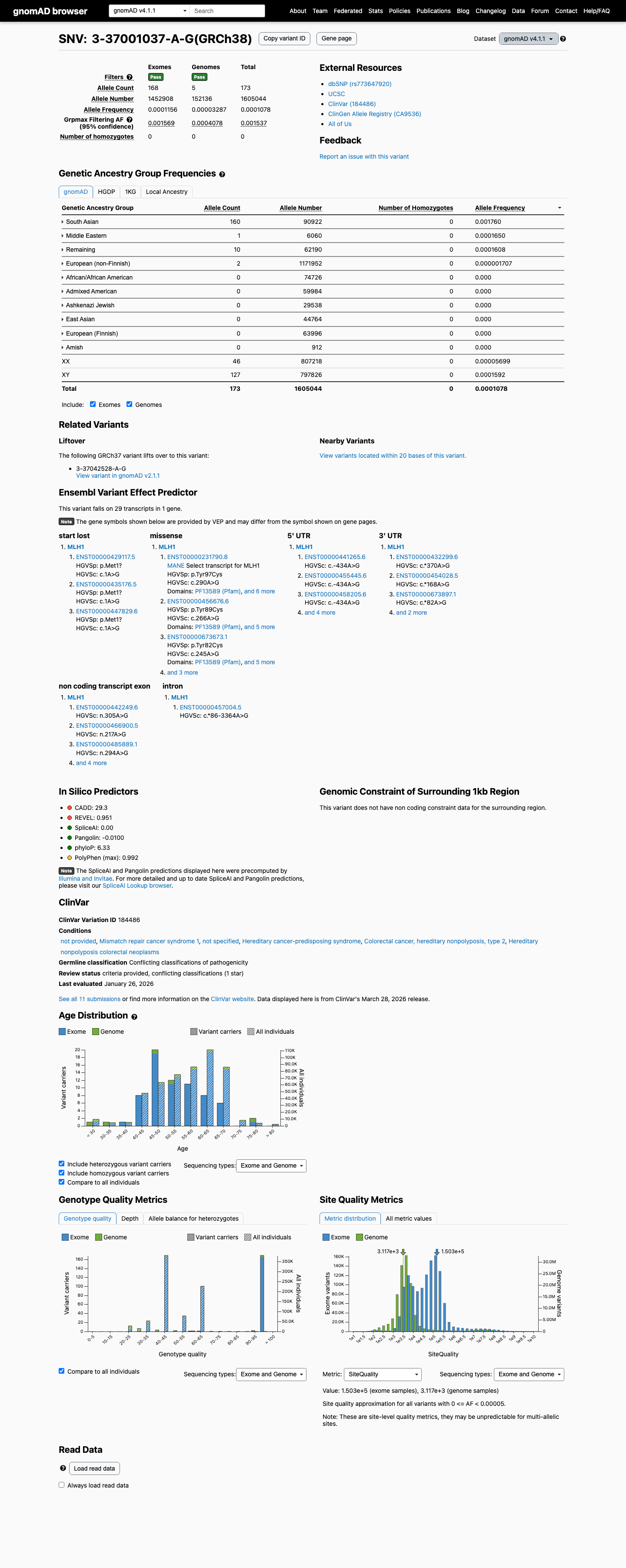 gnomAD v4.1 screenshot