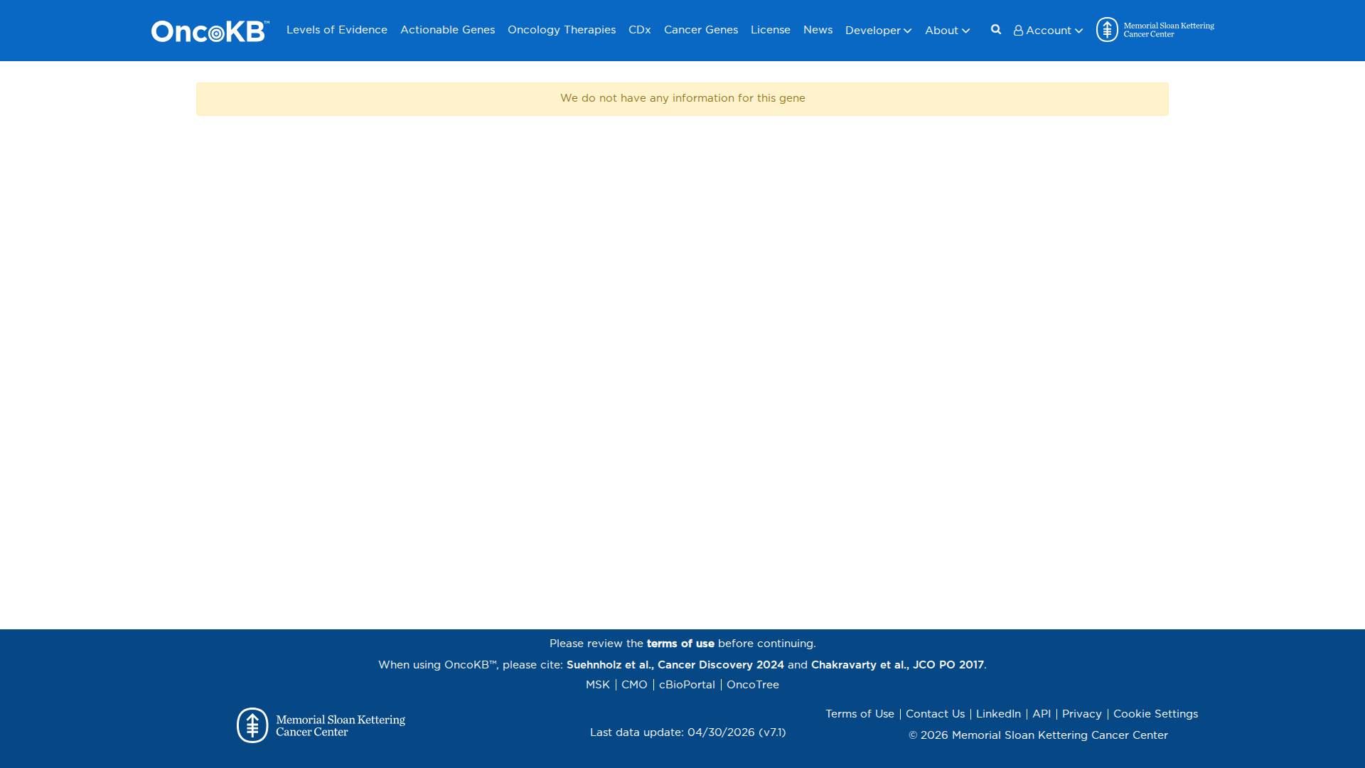 OncoKB Preview