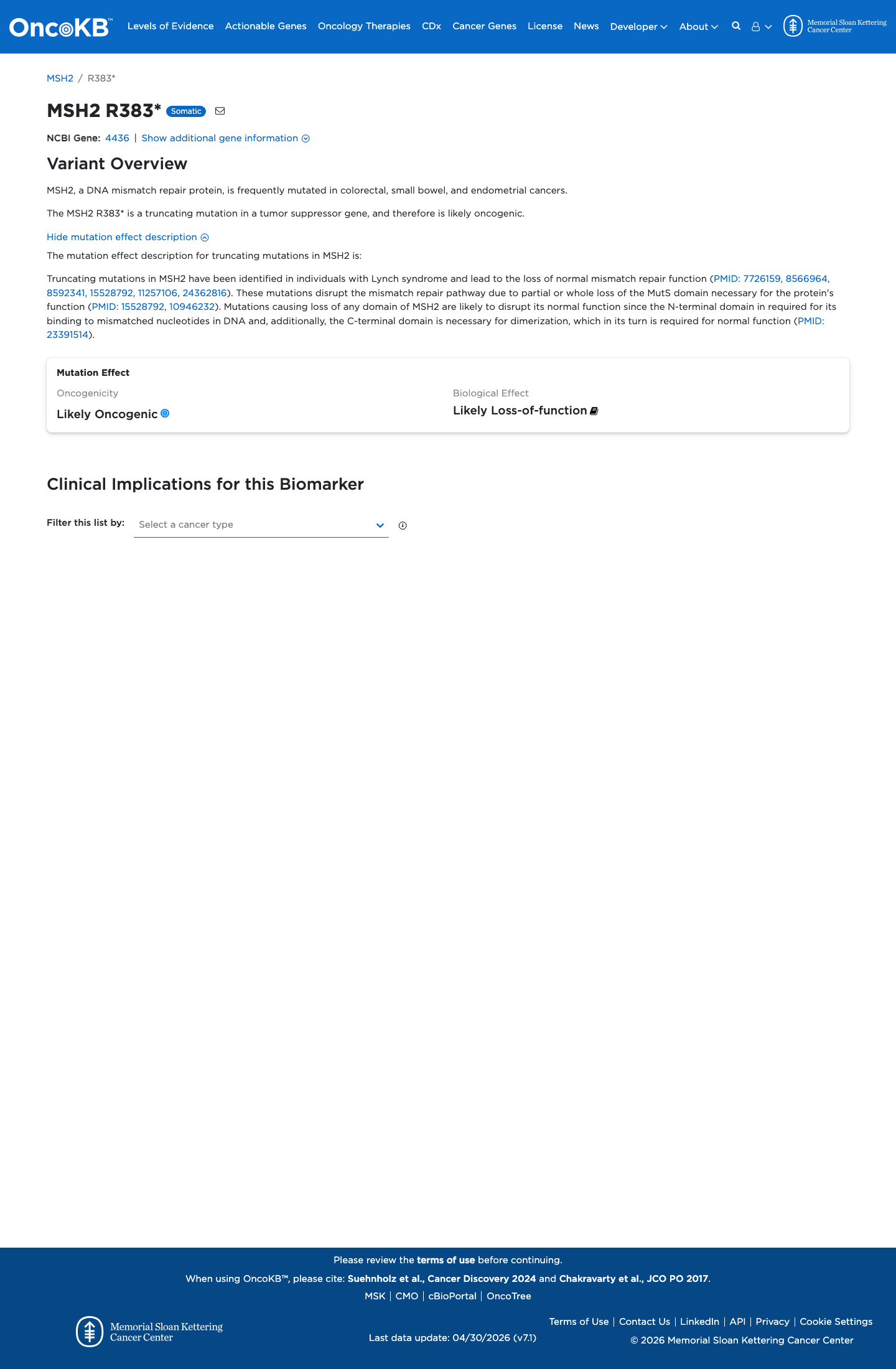 Functional evidence