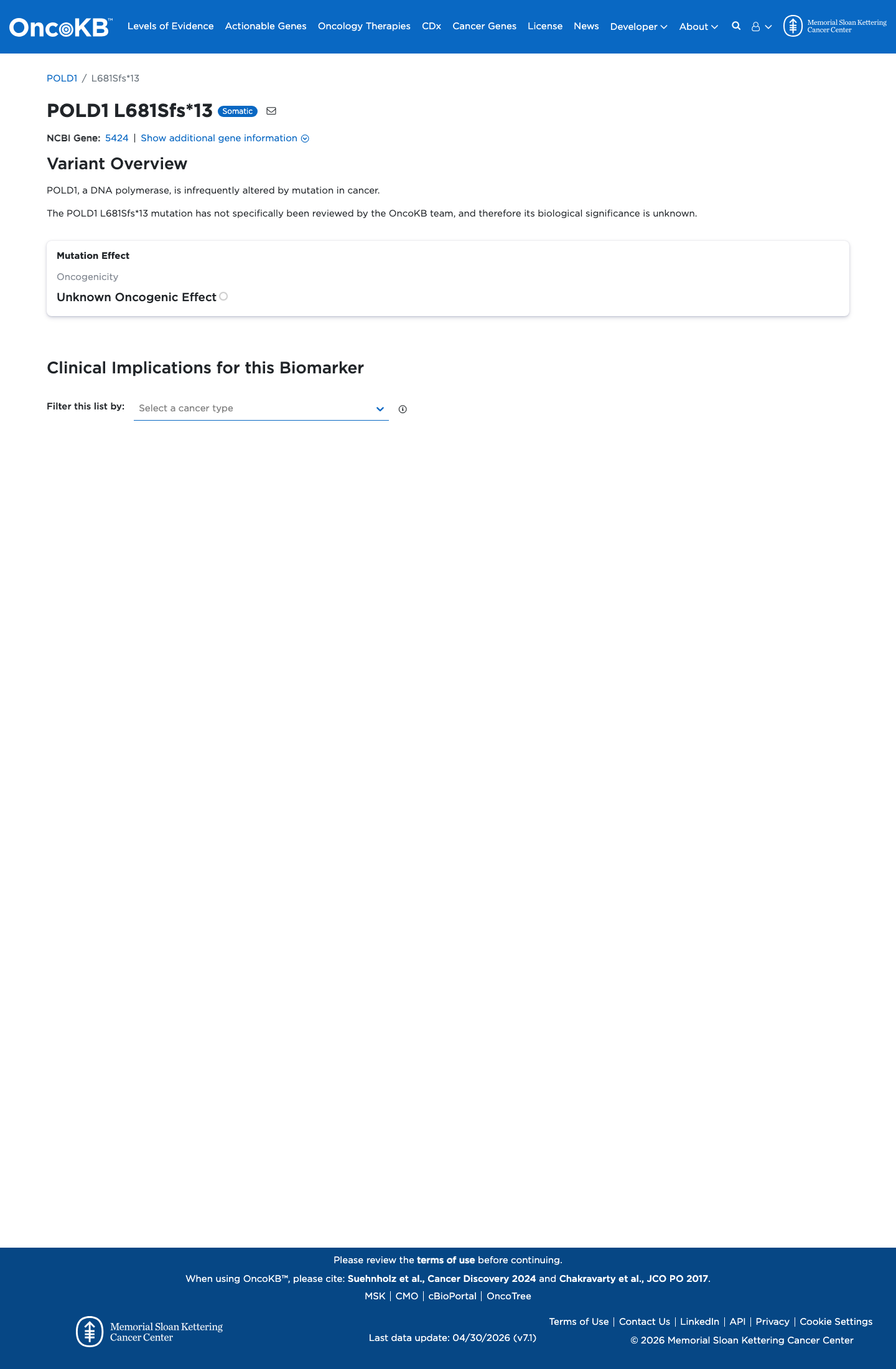 Functional evidence
