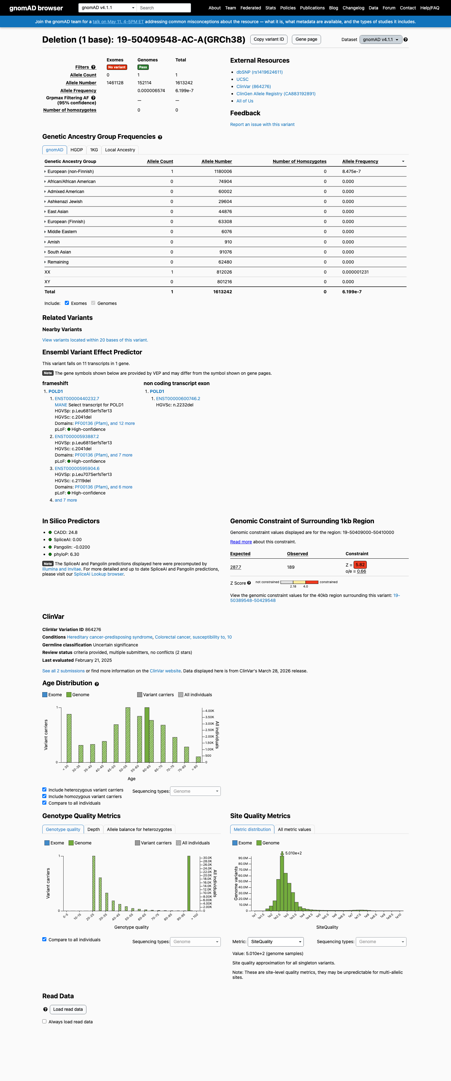 gnomAD v4.1 screenshot