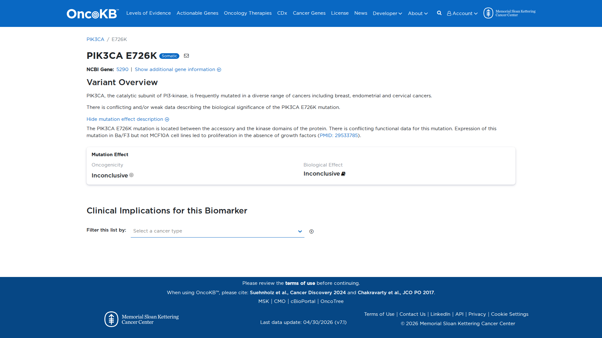 OncoKB Preview