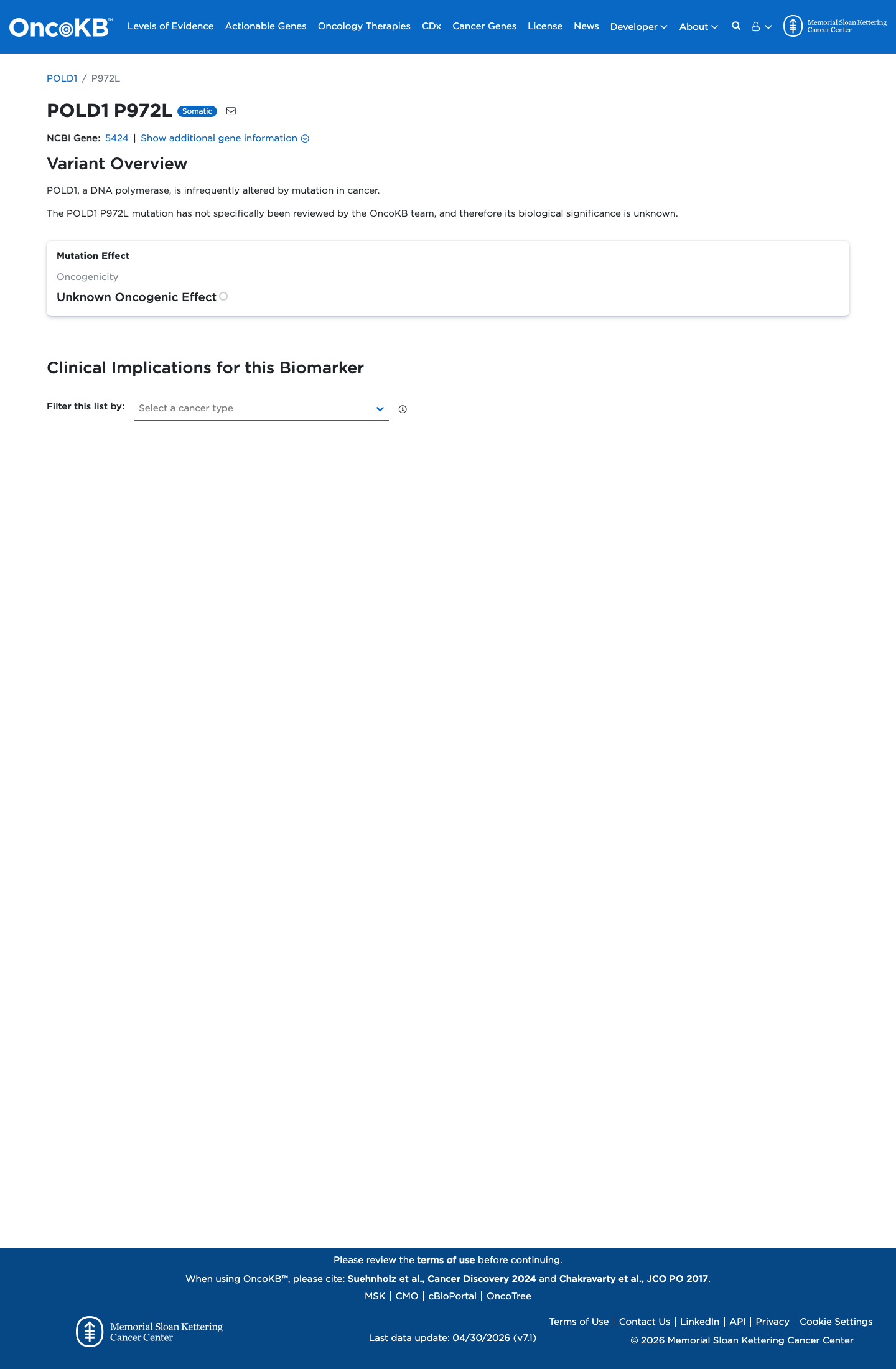 Functional evidence