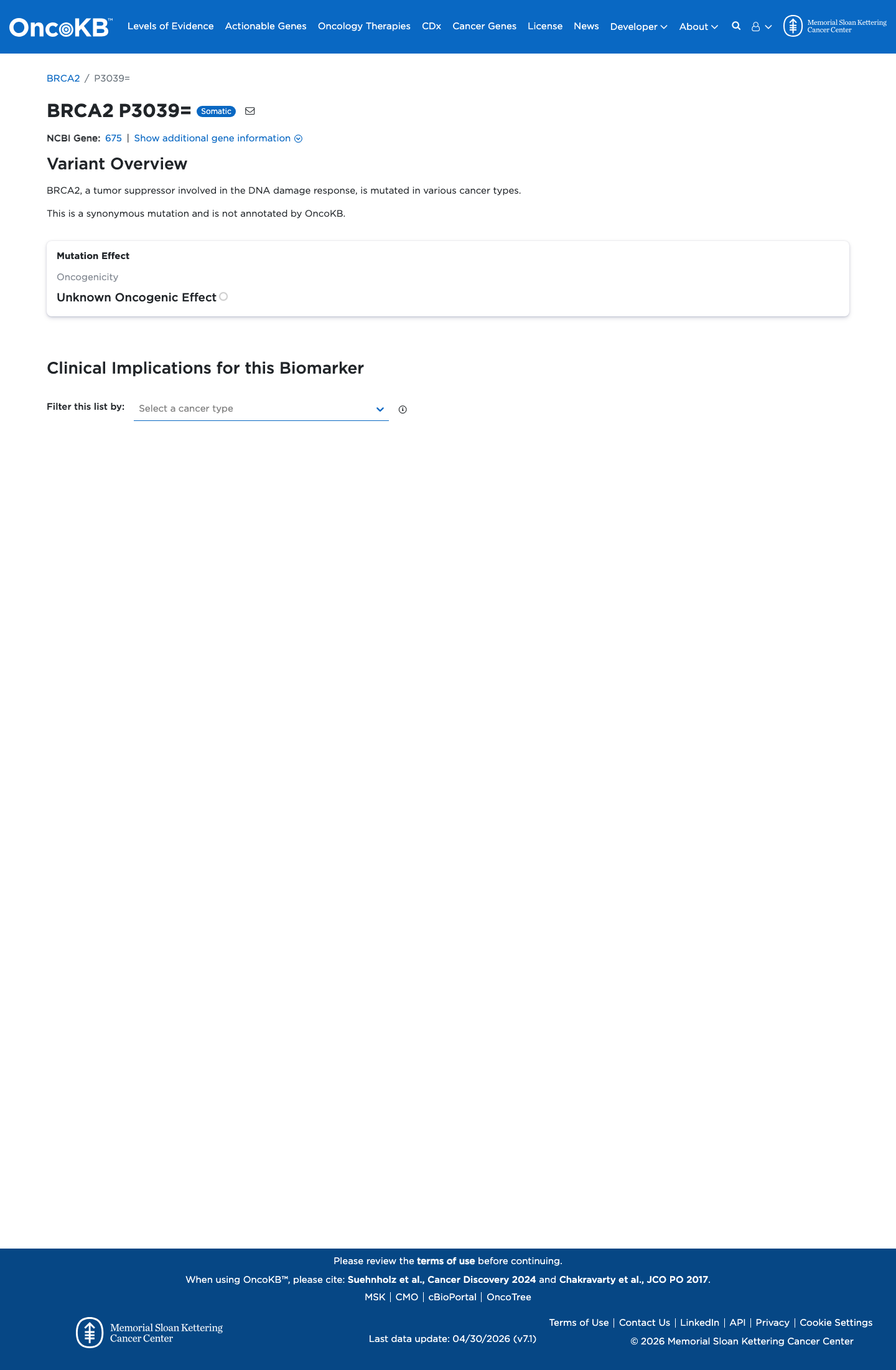 Functional evidence