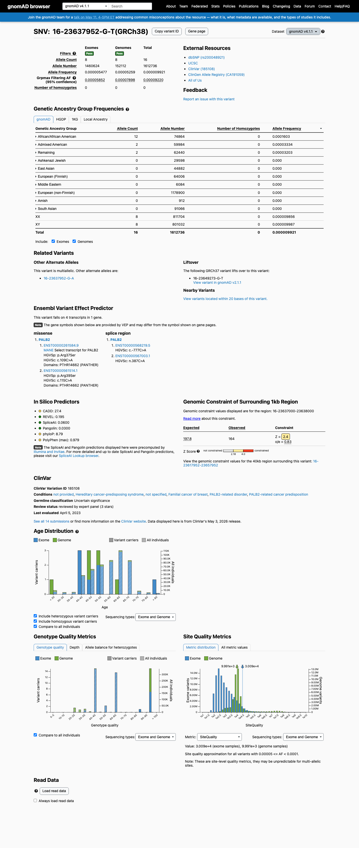 gnomAD v4.1 screenshot
