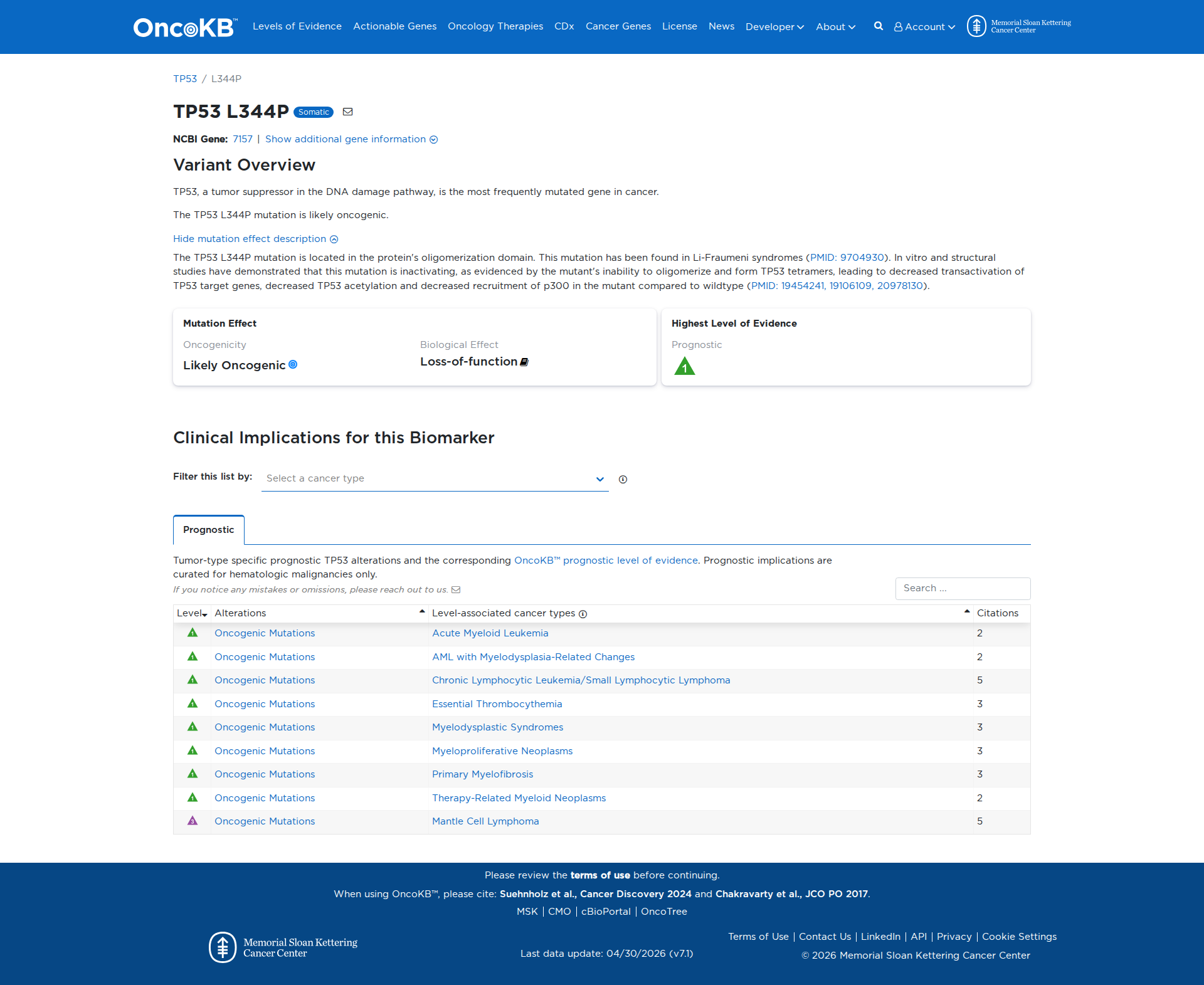 OncoKB Preview