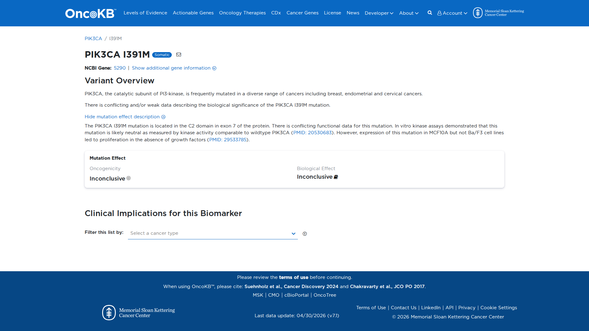 OncoKB Preview