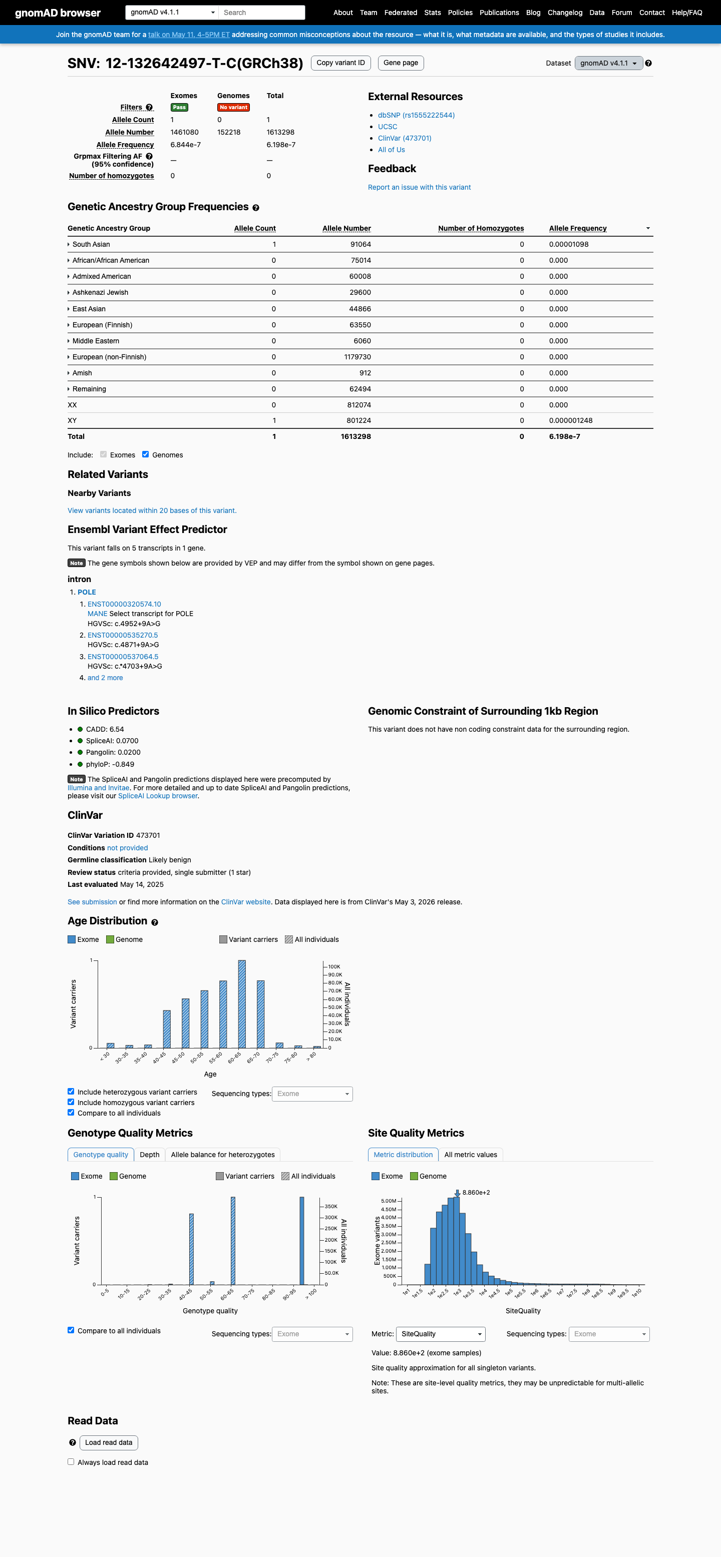 gnomAD v4.1 evidence