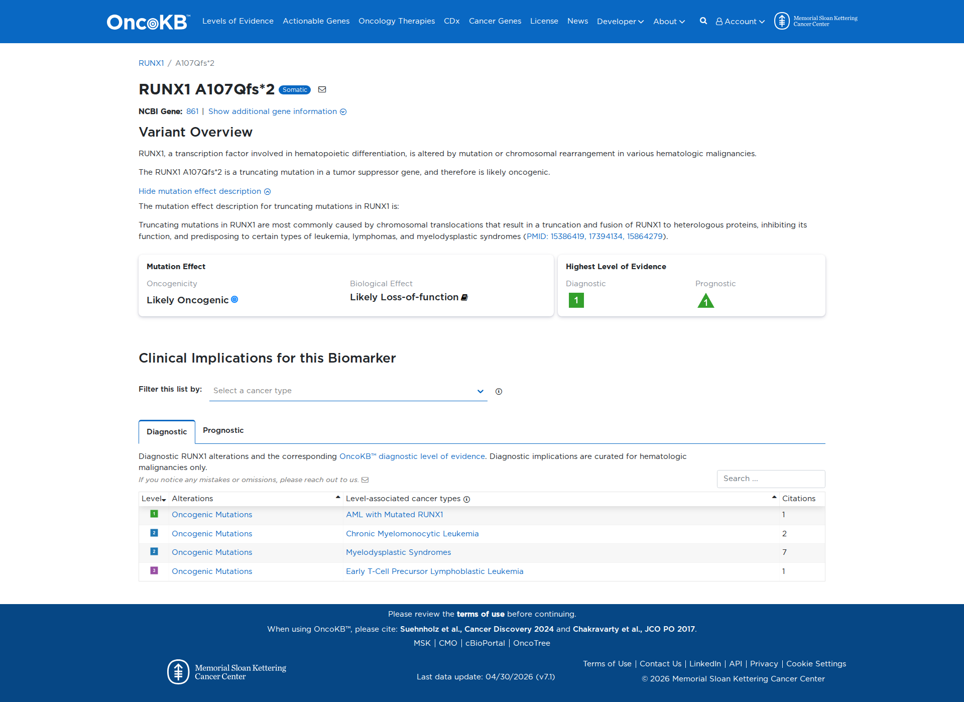 OncoKB Preview