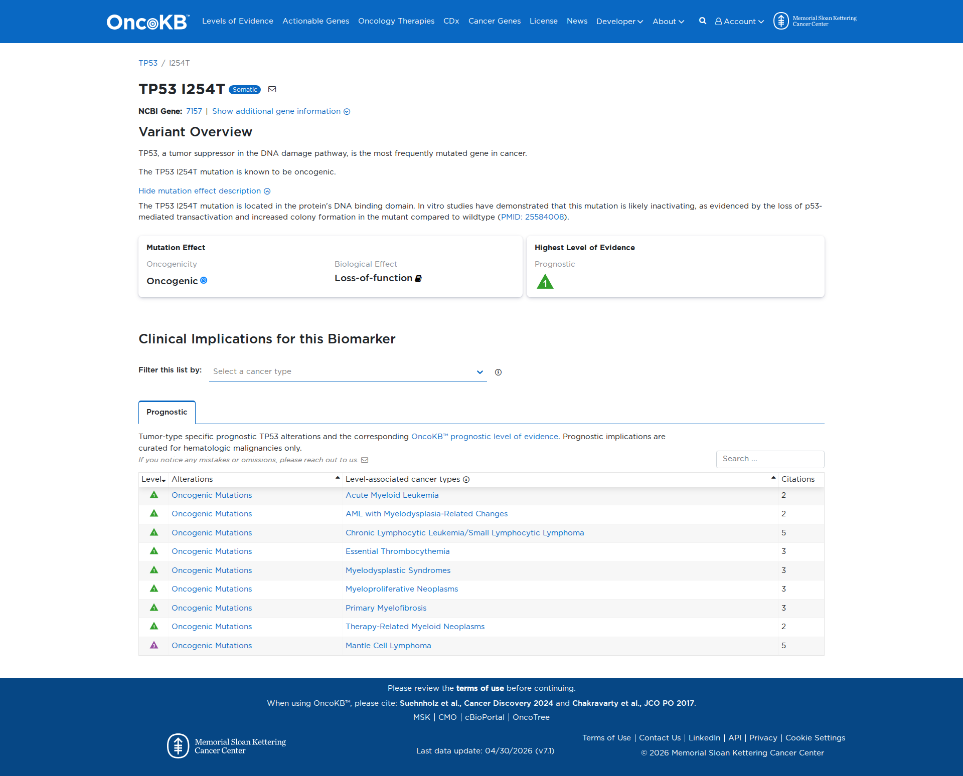OncoKB Preview