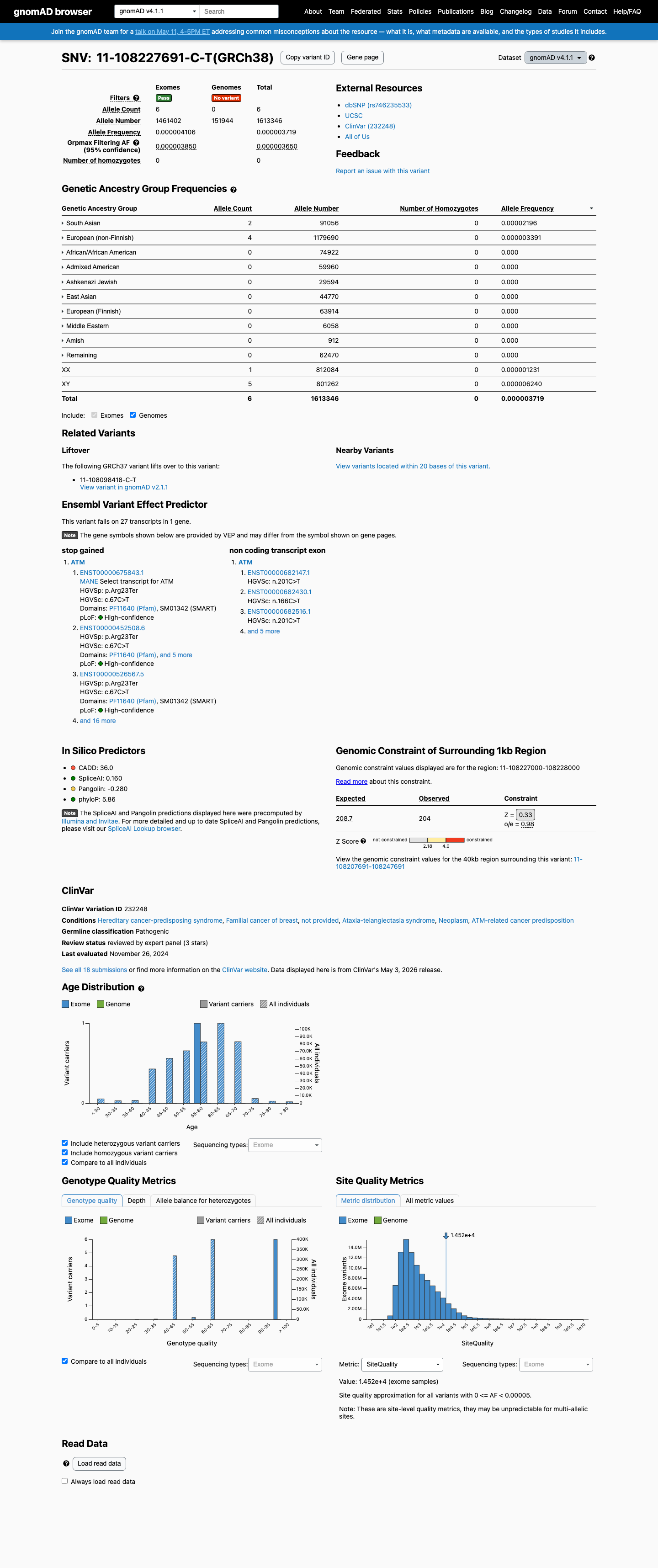 gnomAD v4.1 screenshot