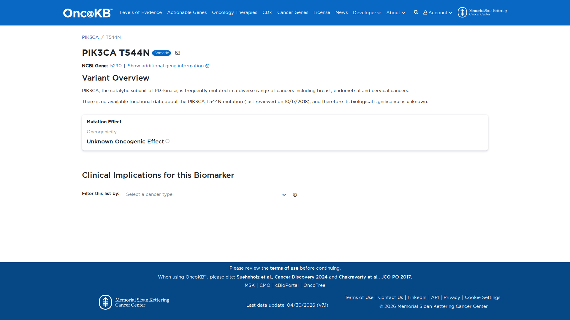 OncoKB Preview