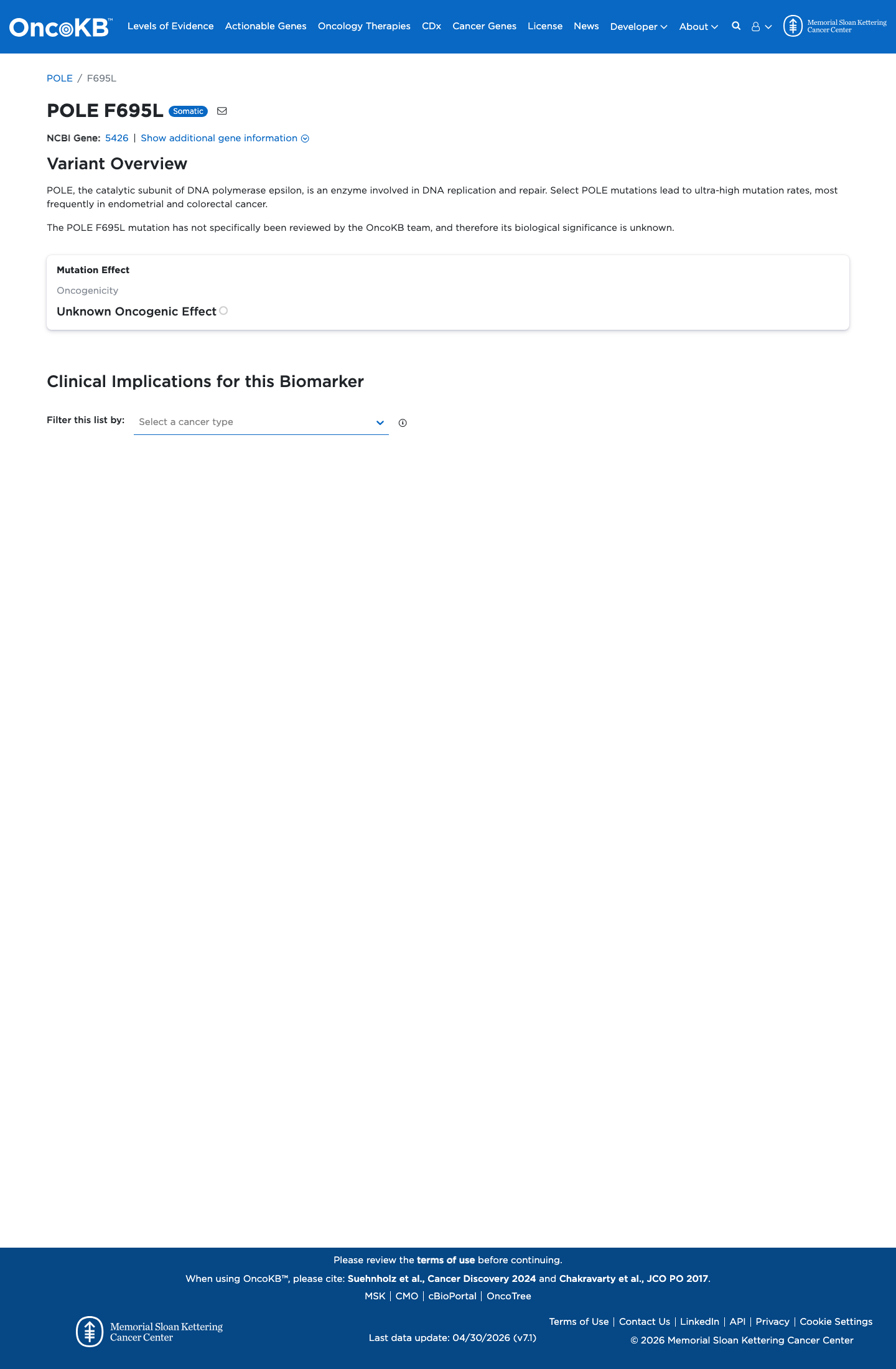 Functional evidence