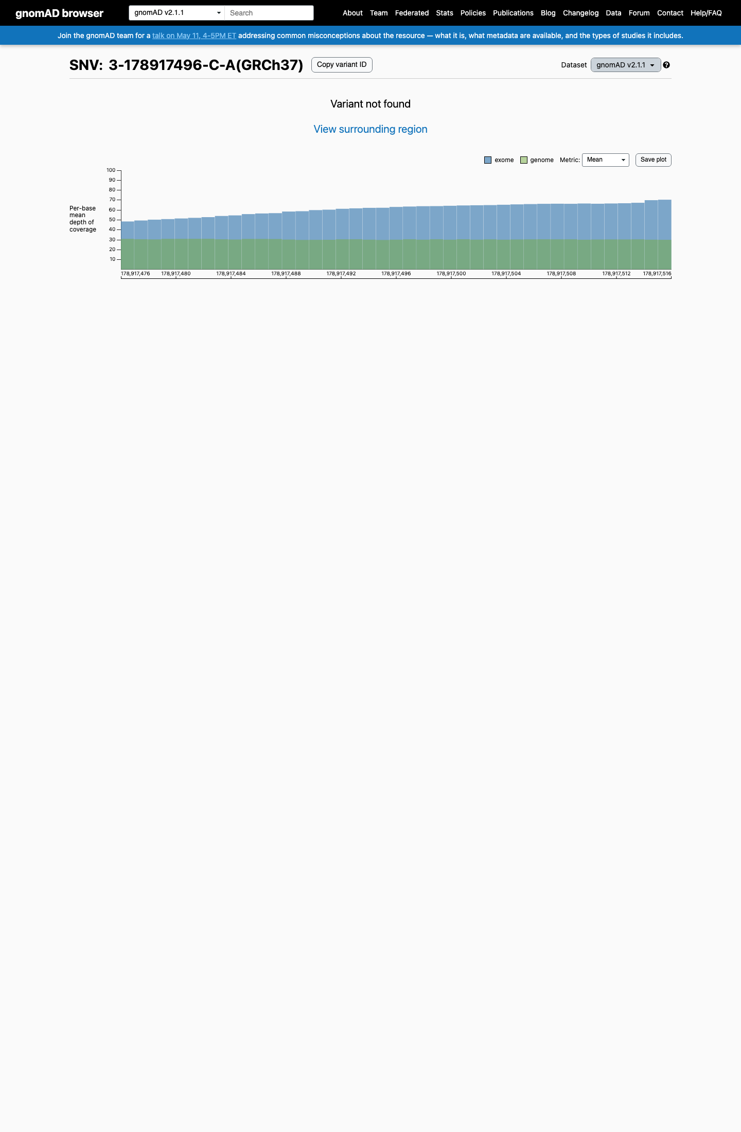 gnomAD v2.1 evidence