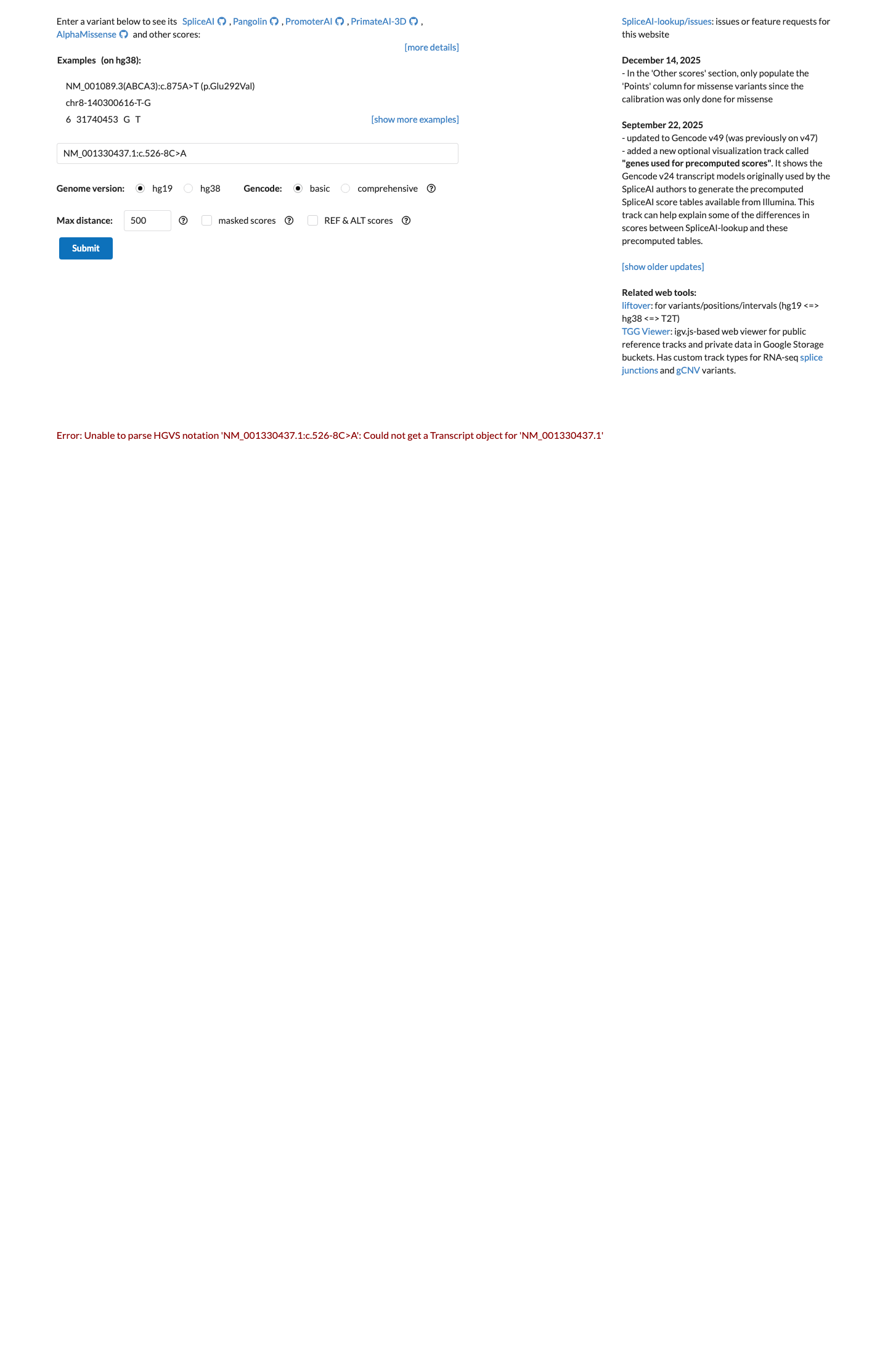 In silico evidence