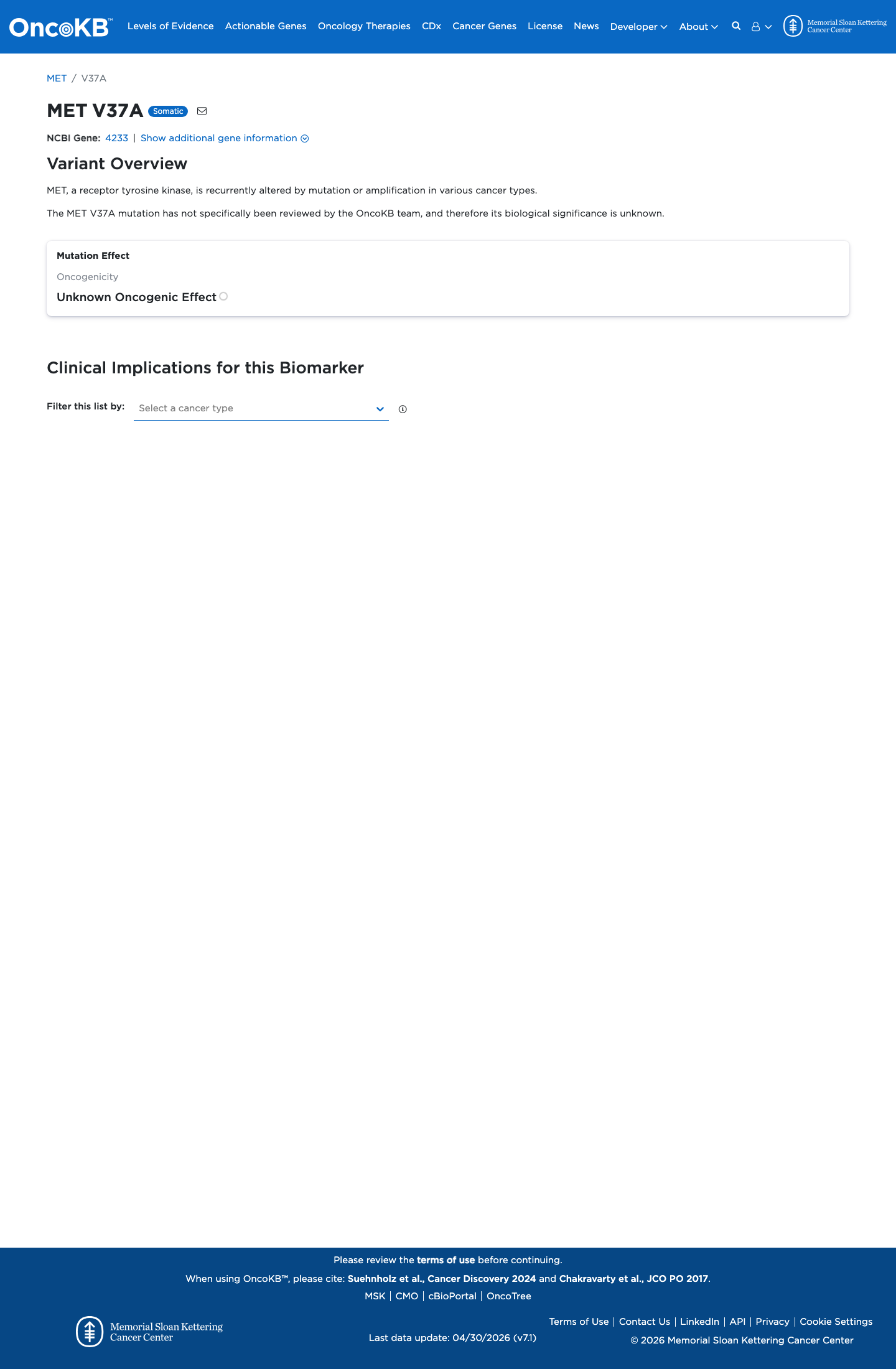 Functional evidence