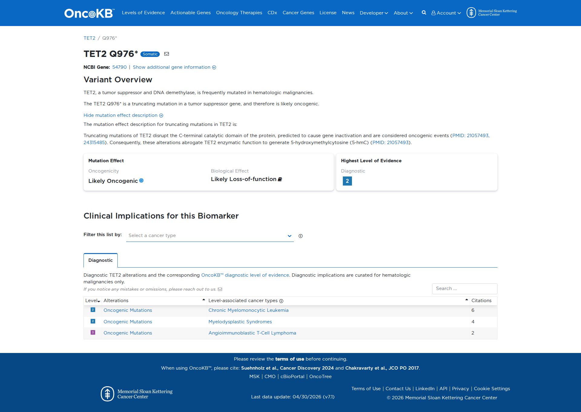 OncoKB Preview