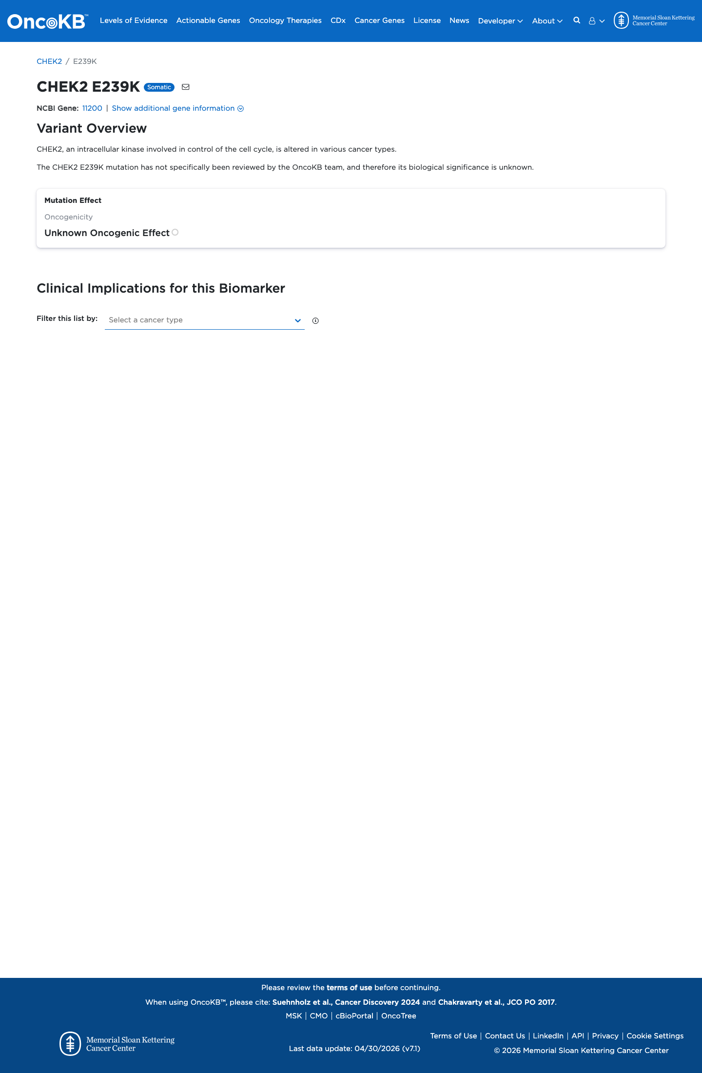Functional evidence