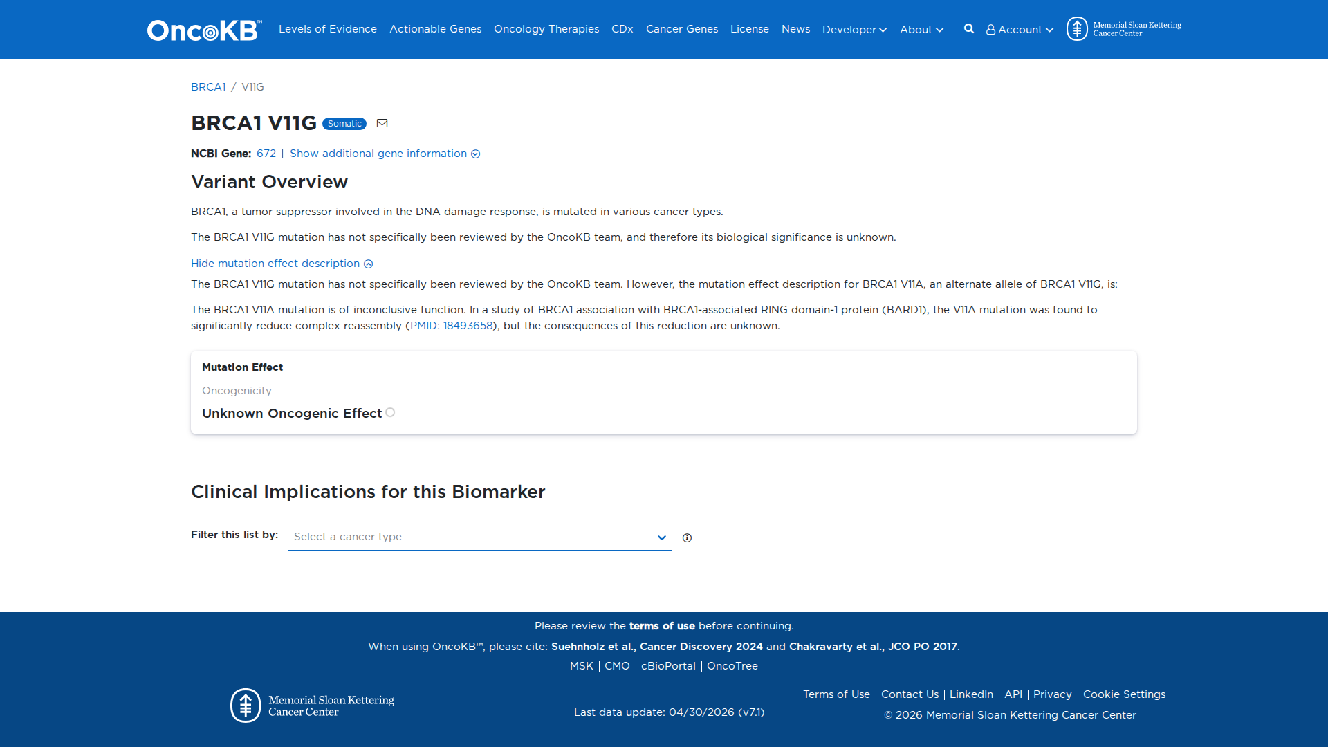 OncoKB Preview