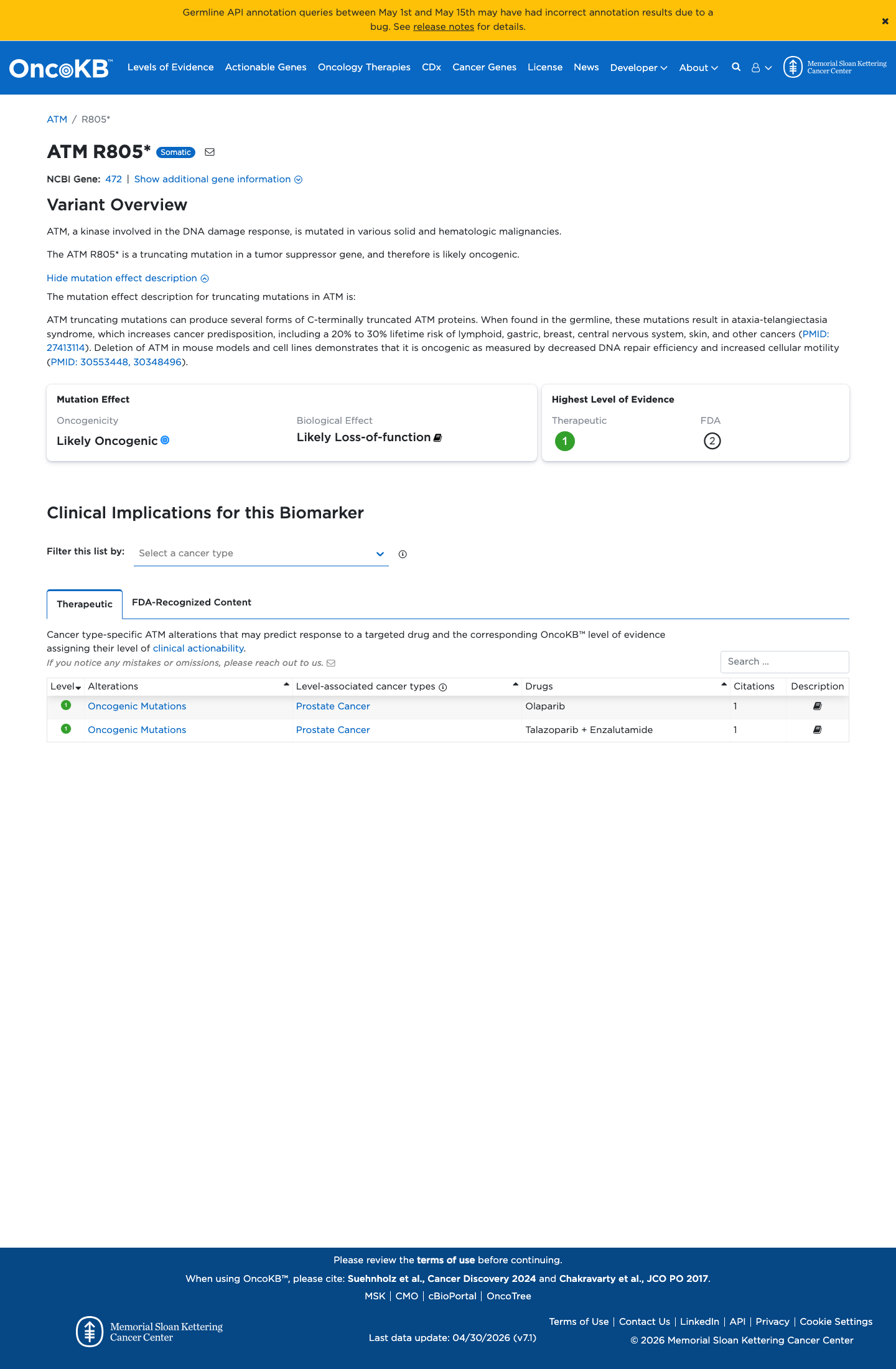 Functional evidence