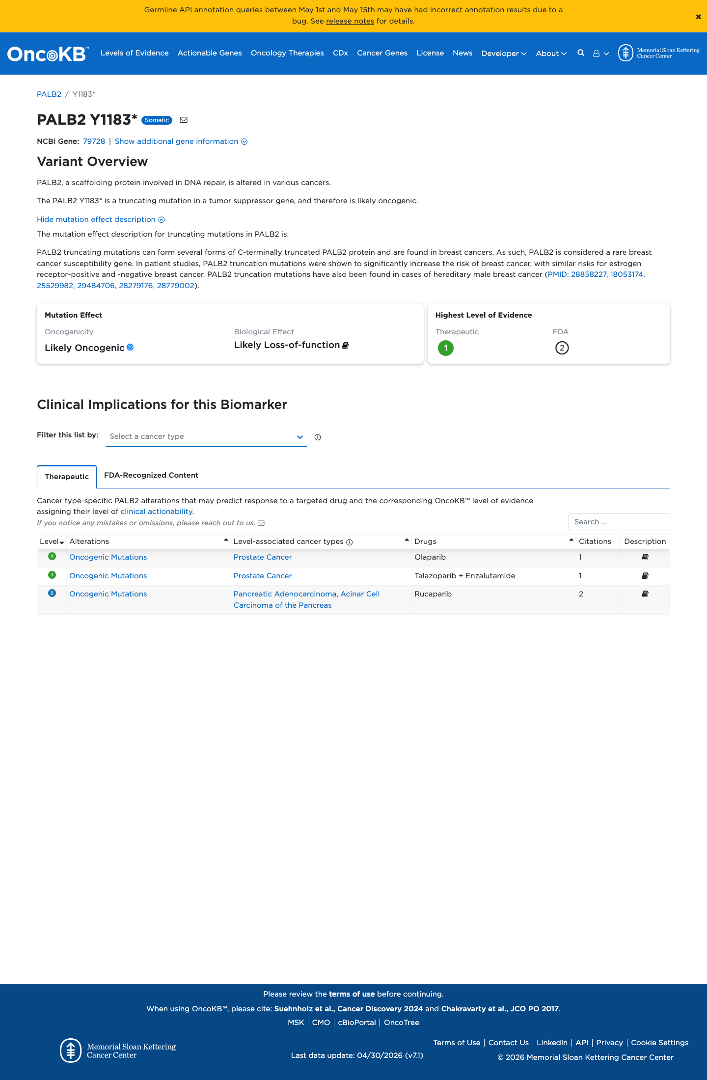 Functional evidence