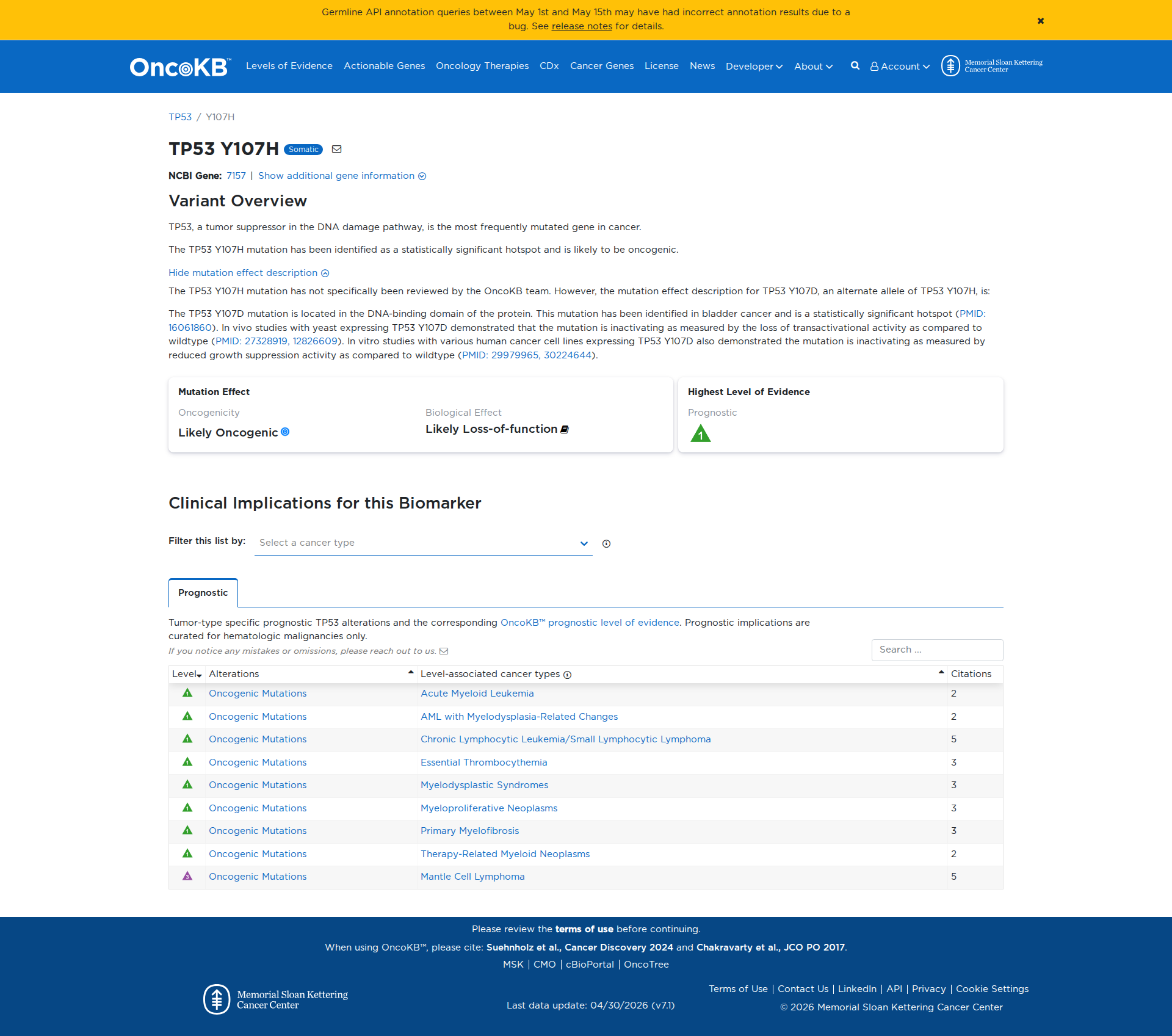 OncoKB Preview