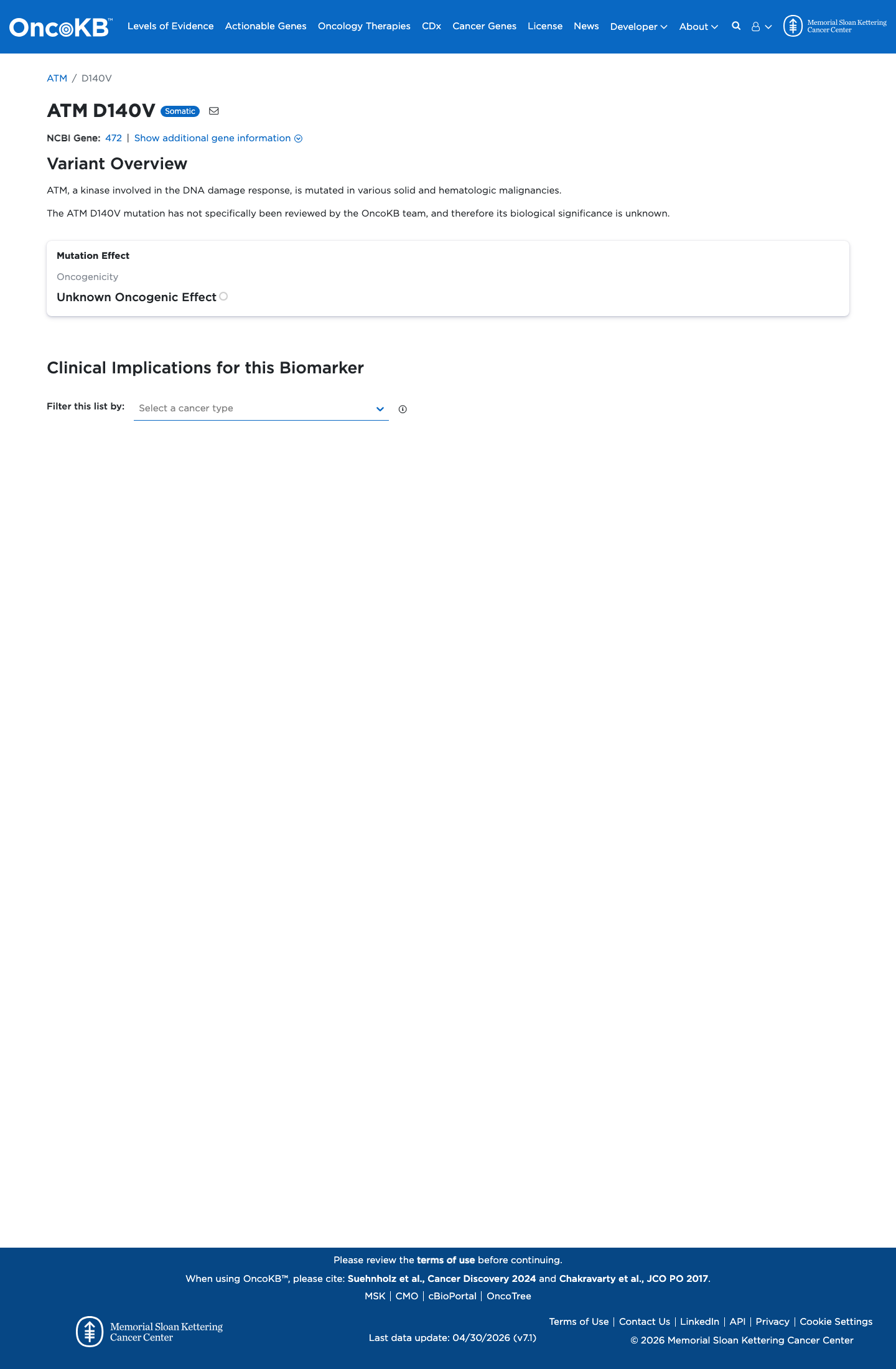 Functional evidence