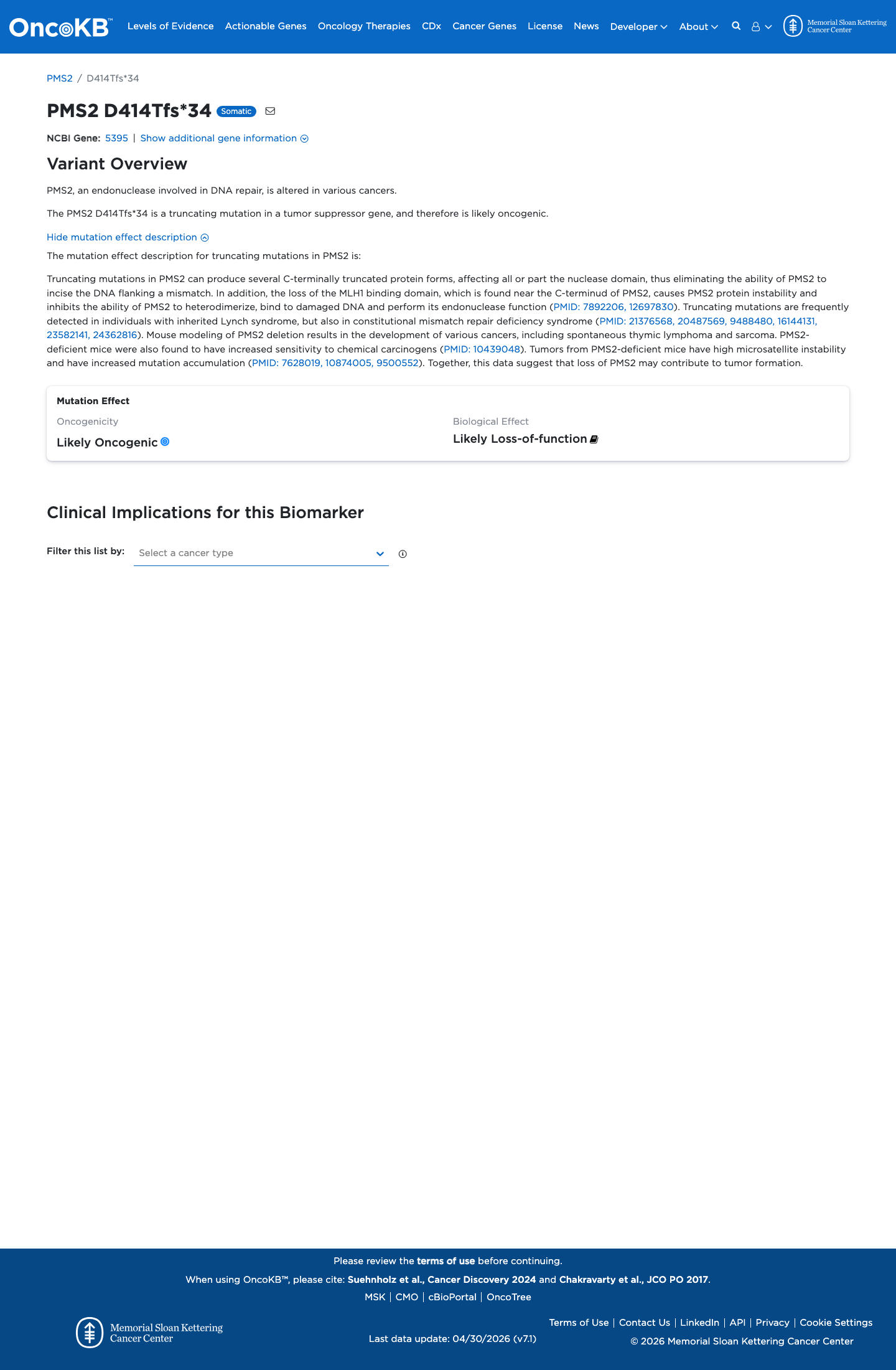 Functional evidence