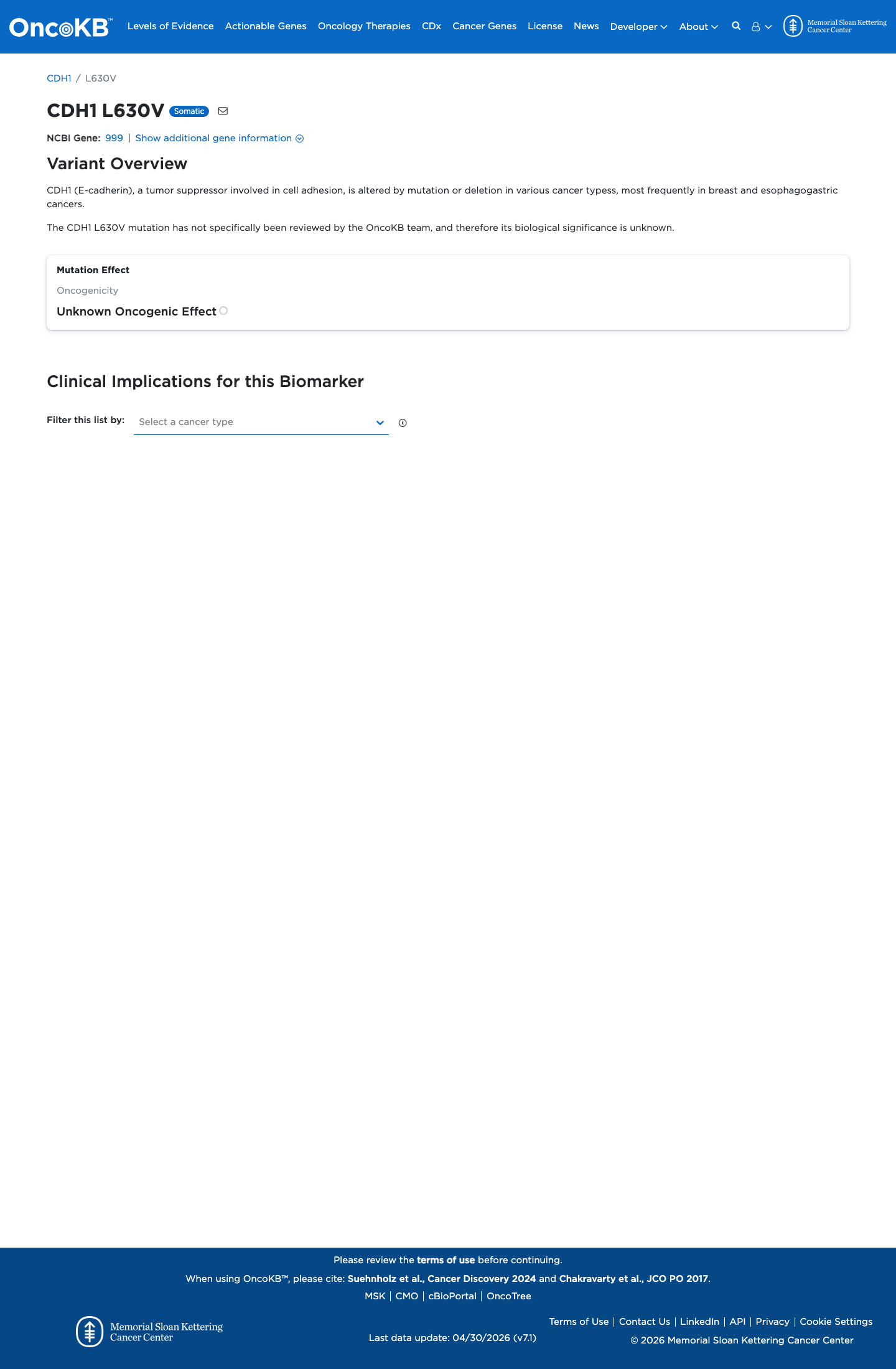 Functional evidence