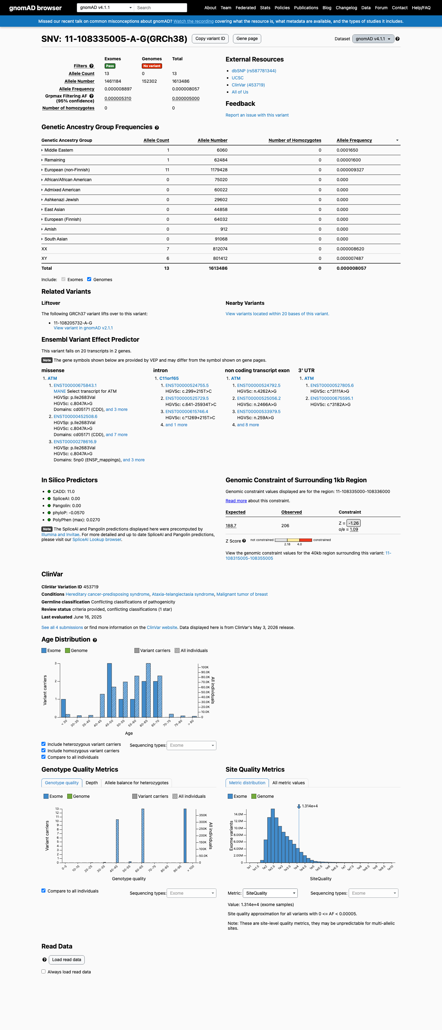gnomAD v4.1 screenshot