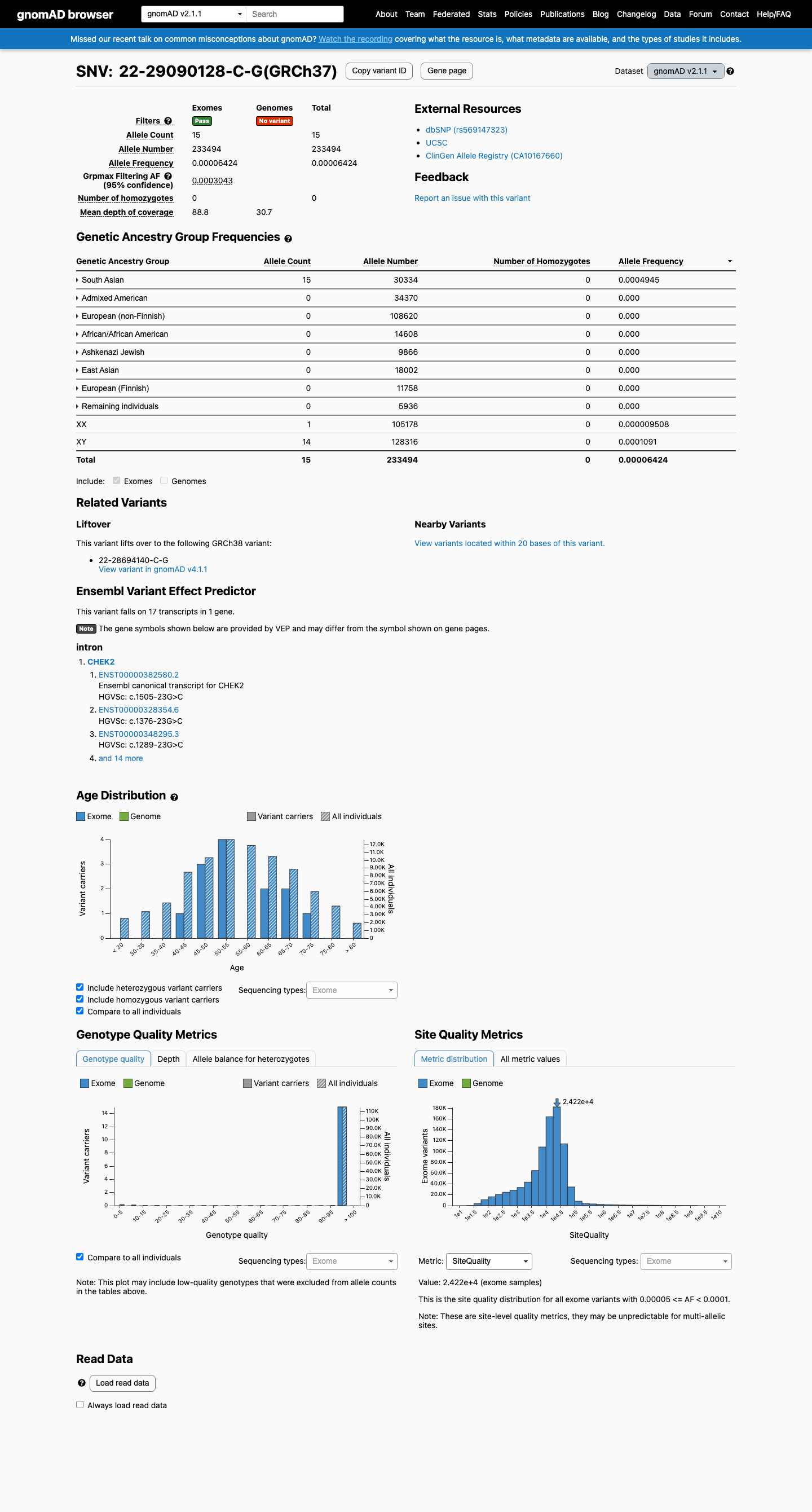 gnomAD v2.1 screenshot