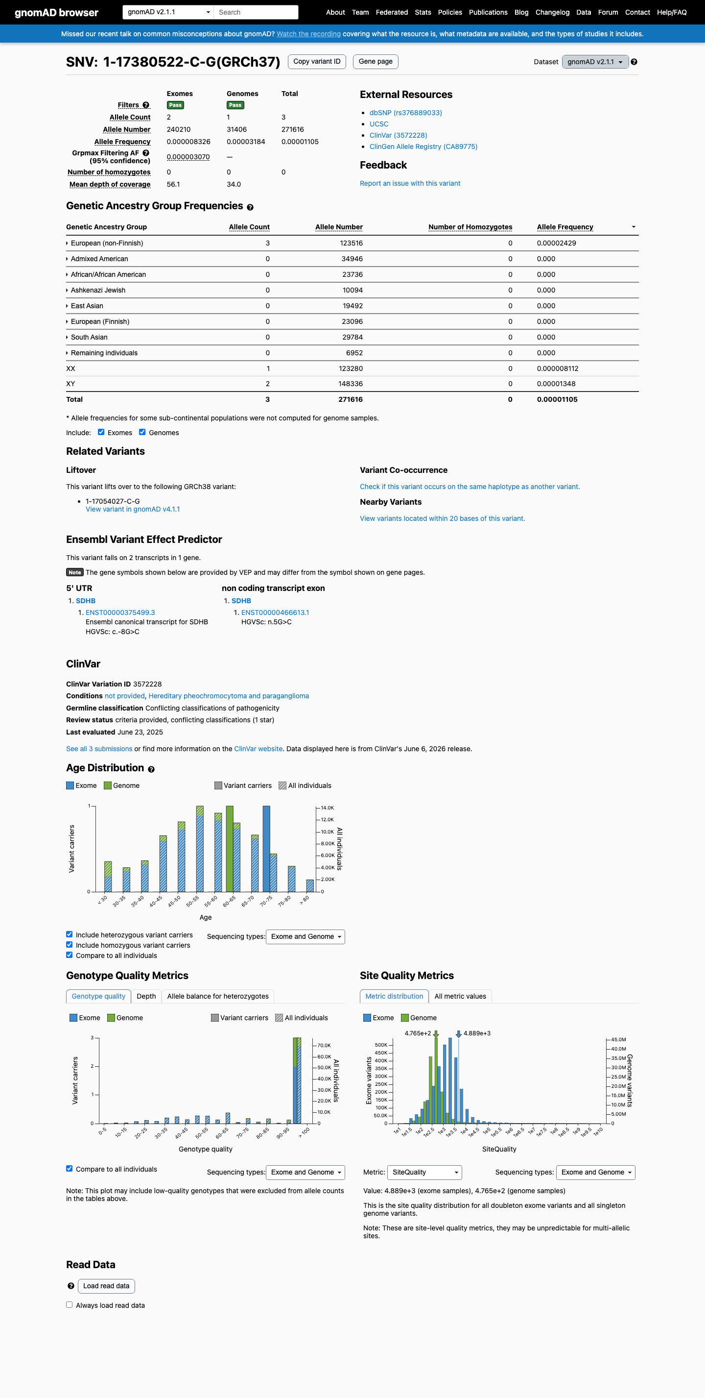 gnomAD v2.1 screenshot