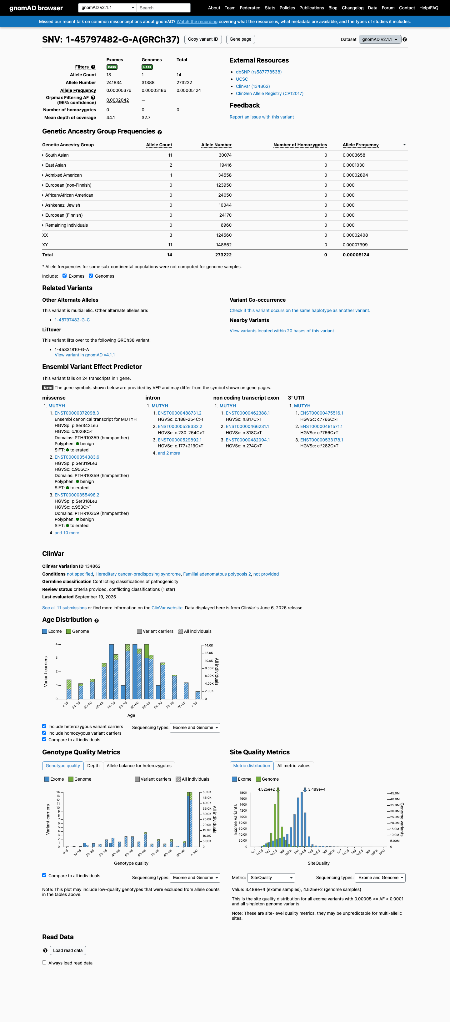 gnomAD v2.1 screenshot