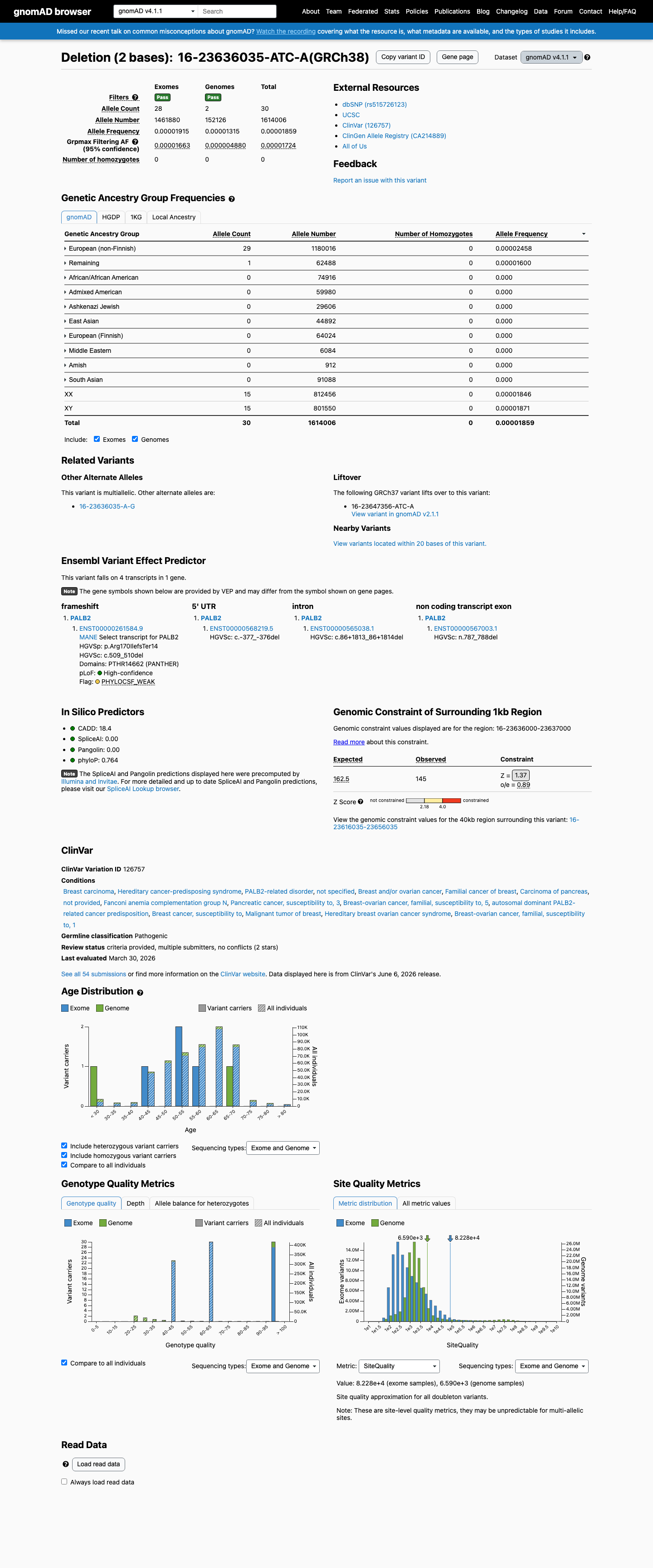 gnomAD v4.1 screenshot