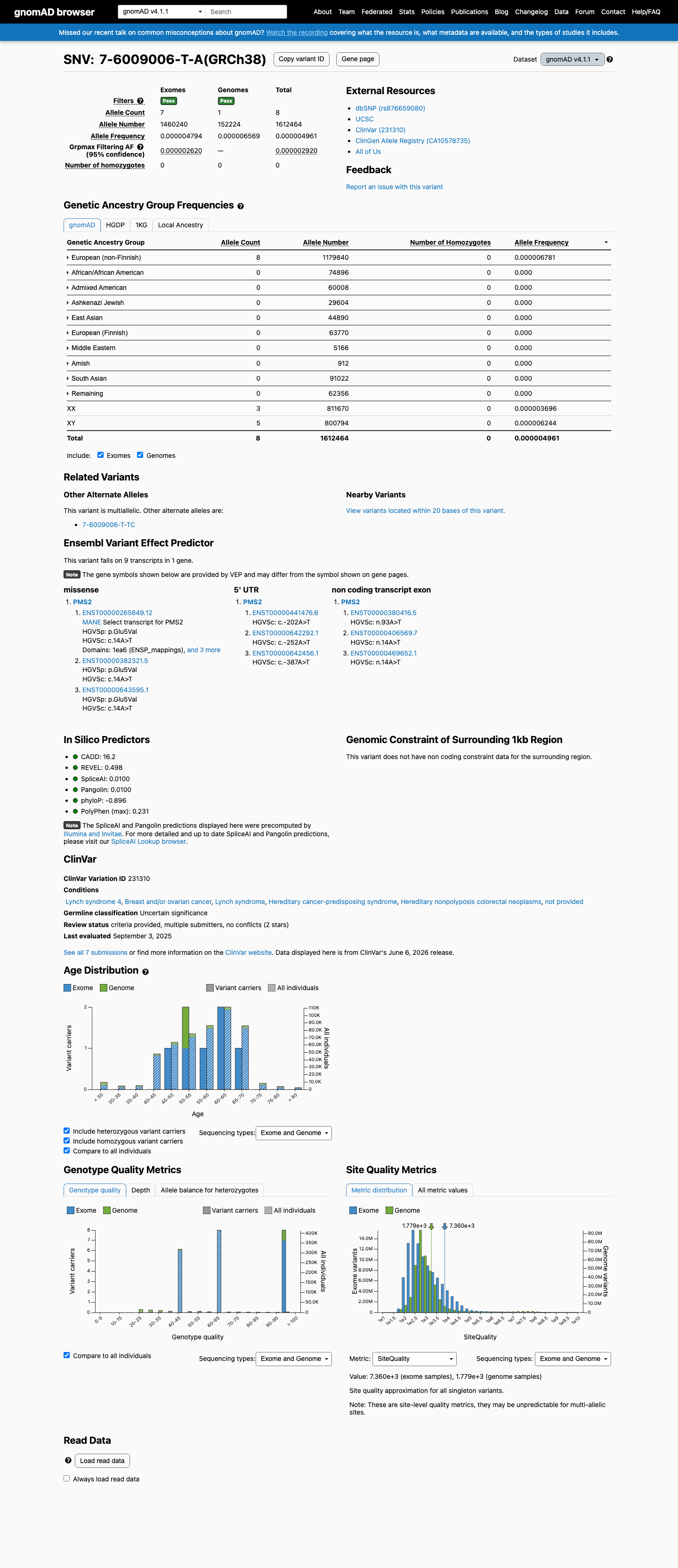 gnomAD v4.1 screenshot