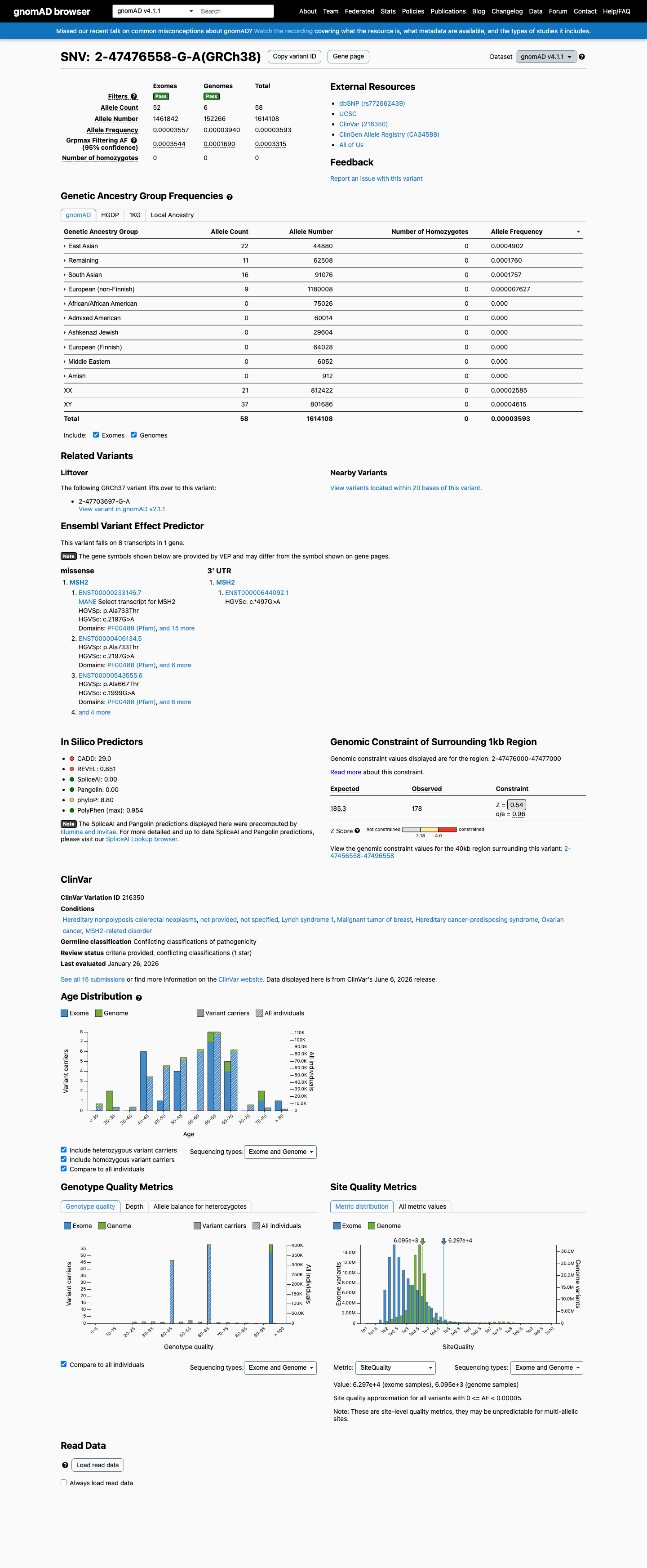gnomAD v4.1 screenshot