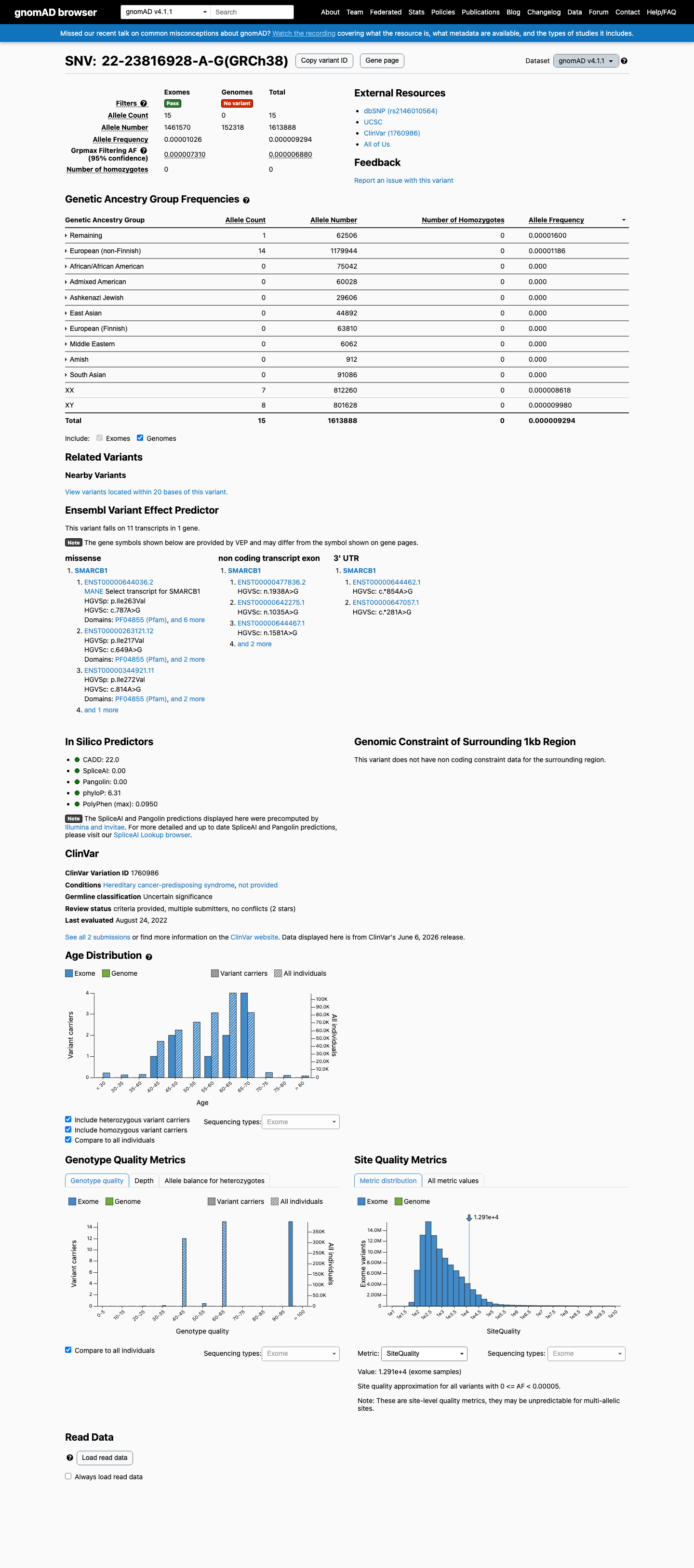 gnomAD v4.1 screenshot