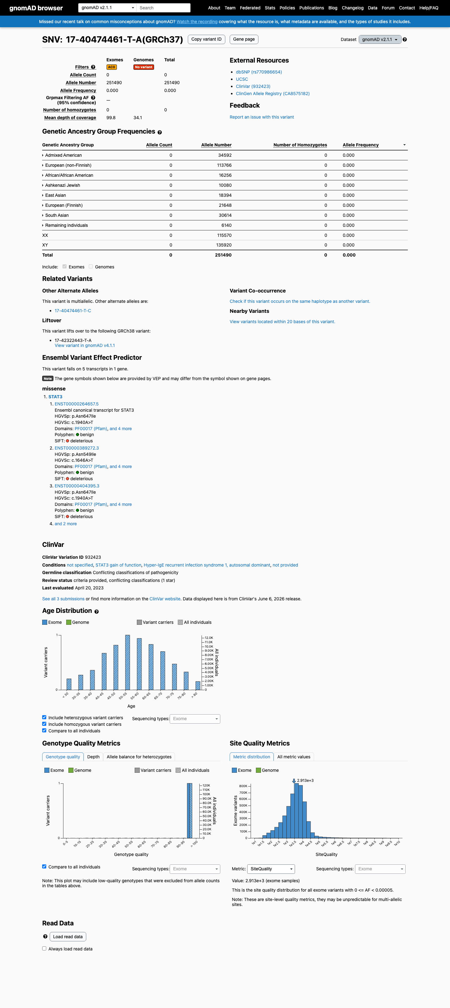 gnomAD v2.1 screenshot