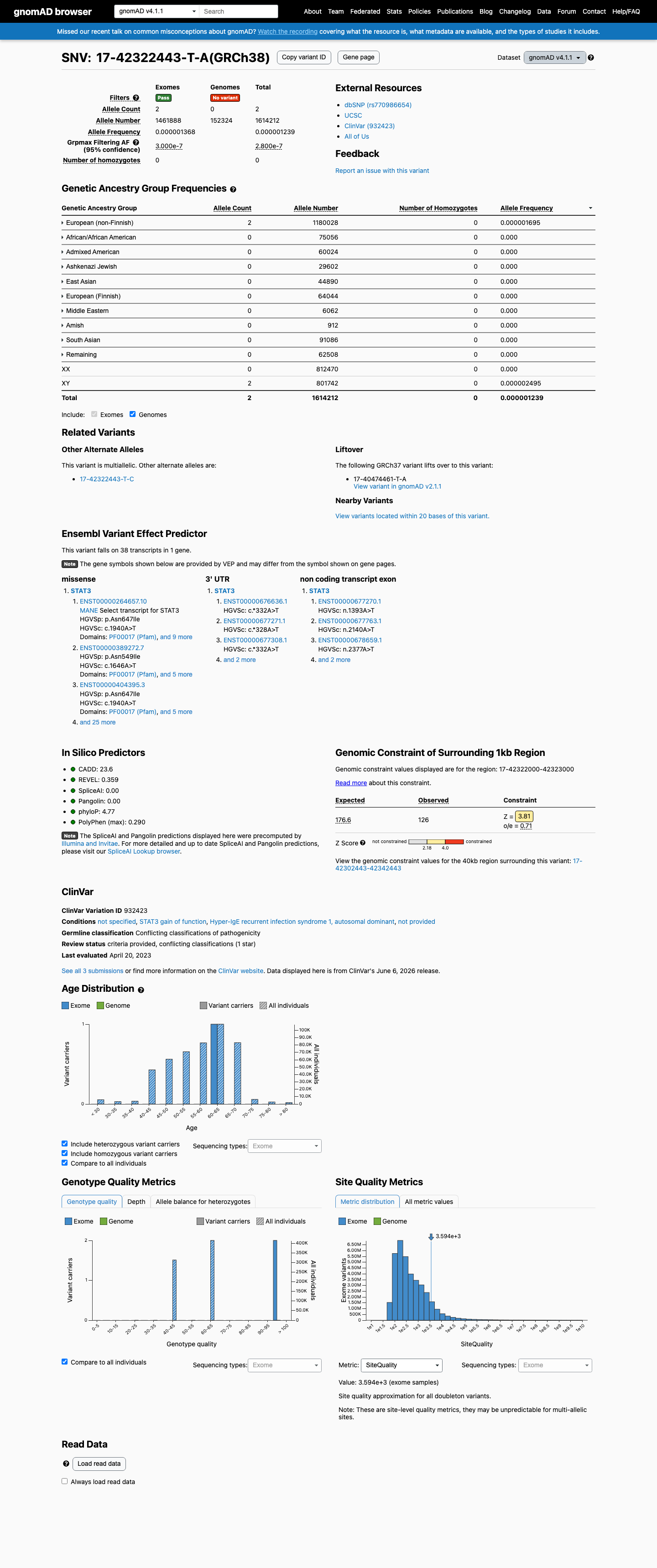 gnomAD v4.1 screenshot