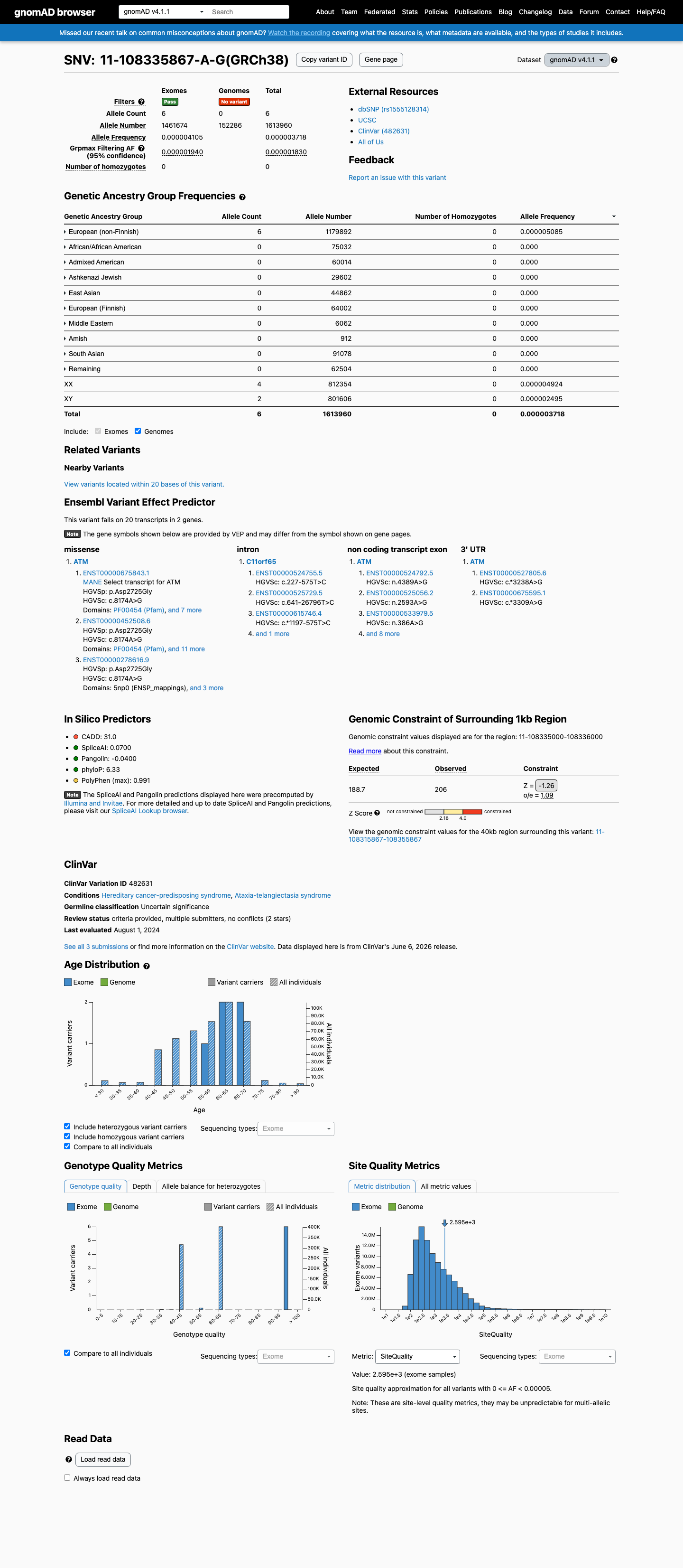 gnomAD v4.1 screenshot