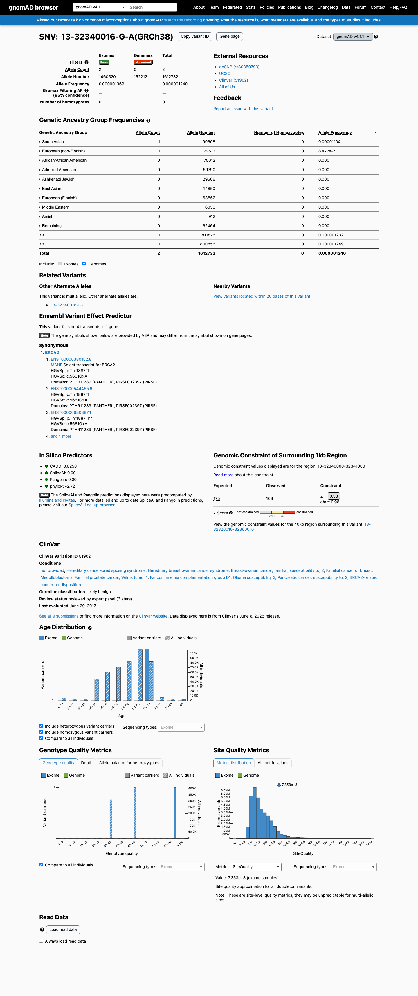 gnomAD v4.1 screenshot
