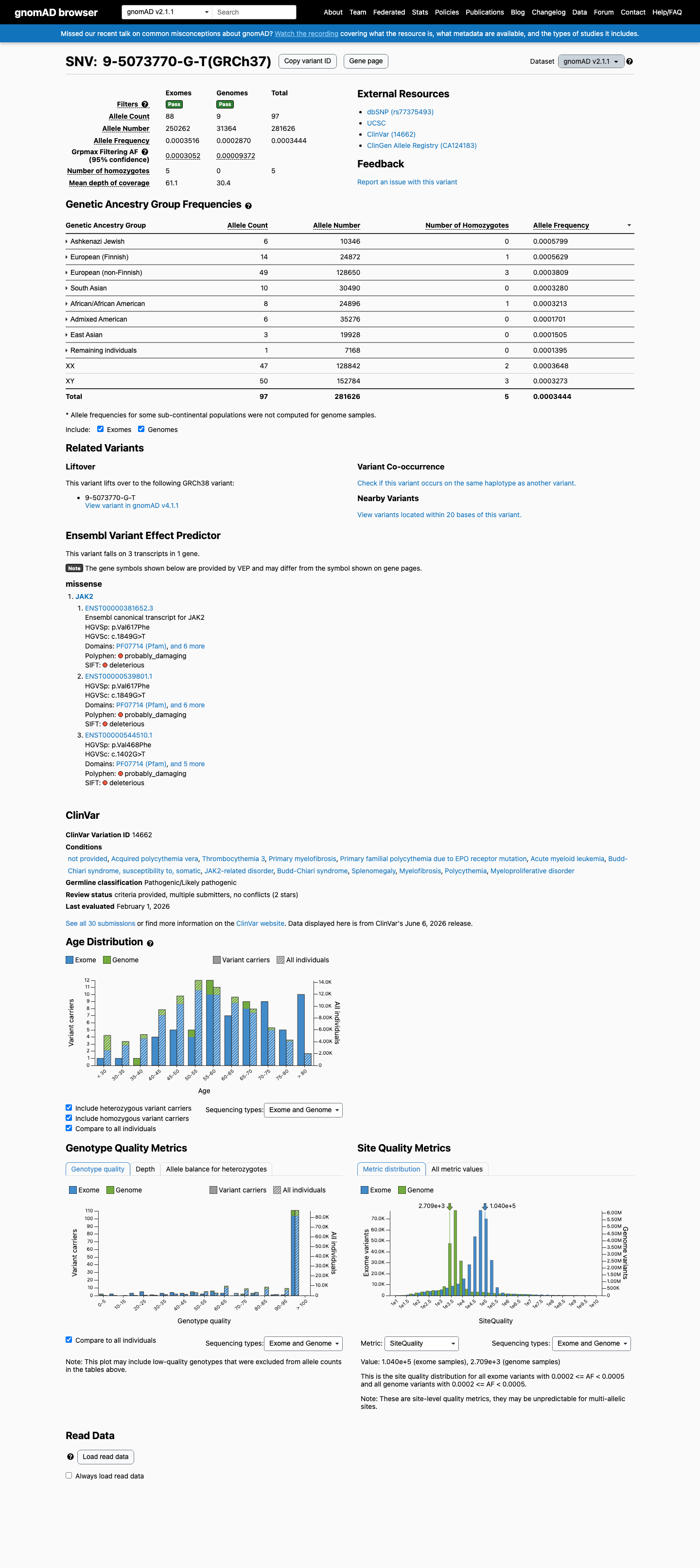 gnomAD v2.1 screenshot