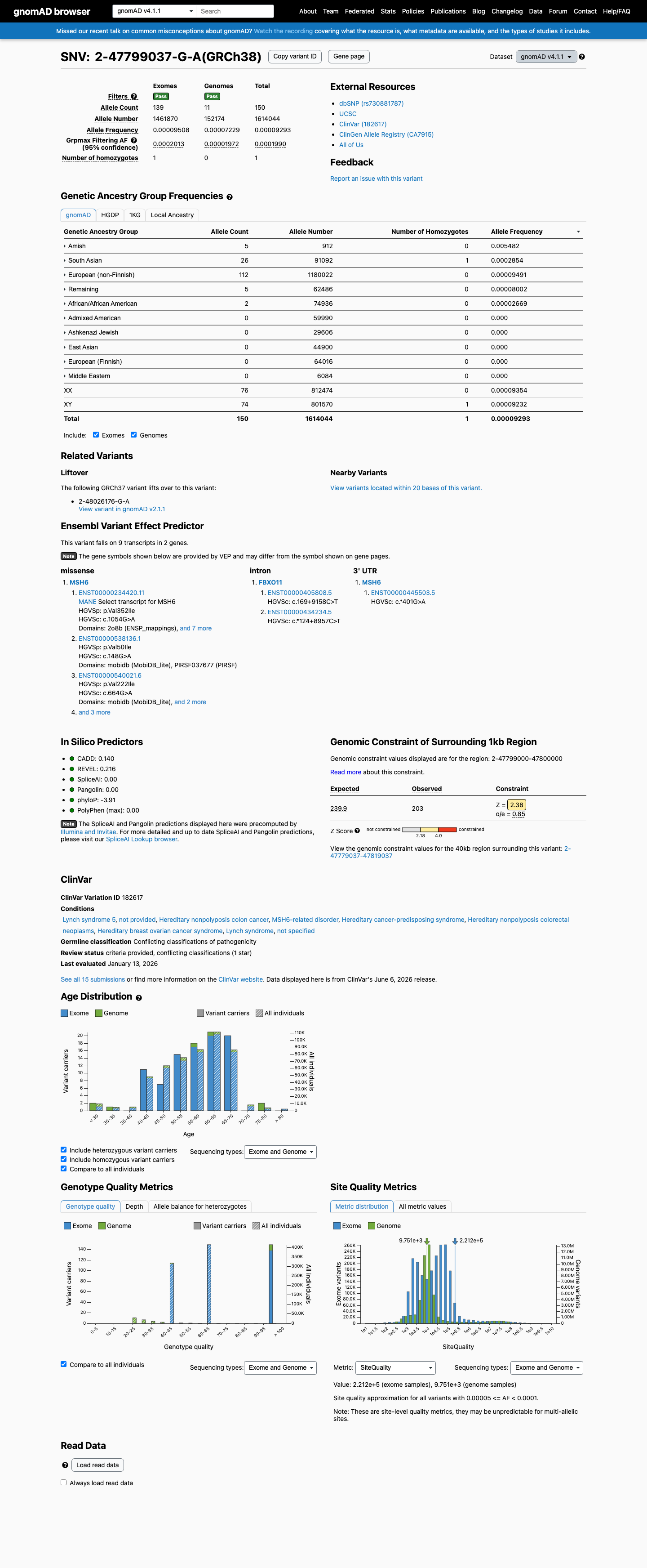 gnomAD v4.1 screenshot
