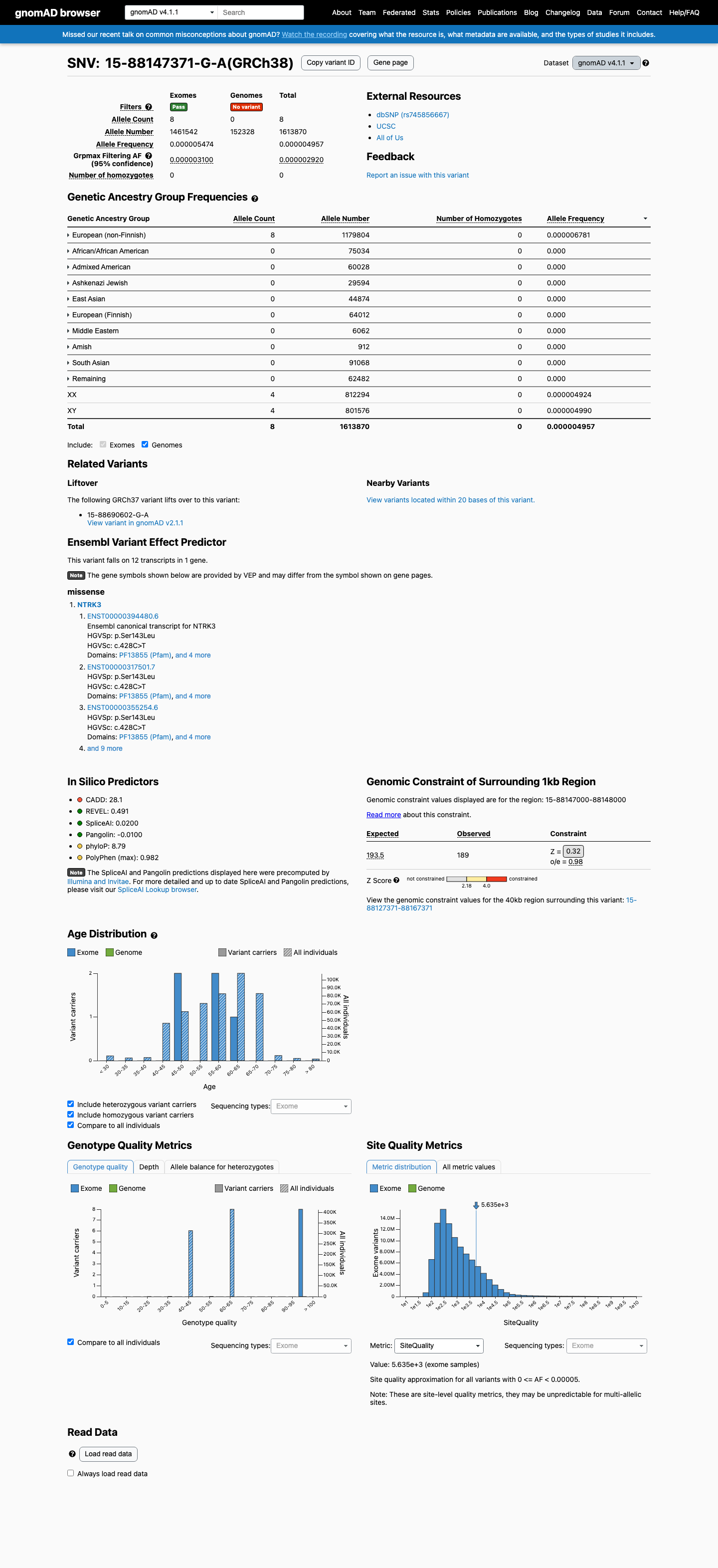 gnomAD v4.1 screenshot