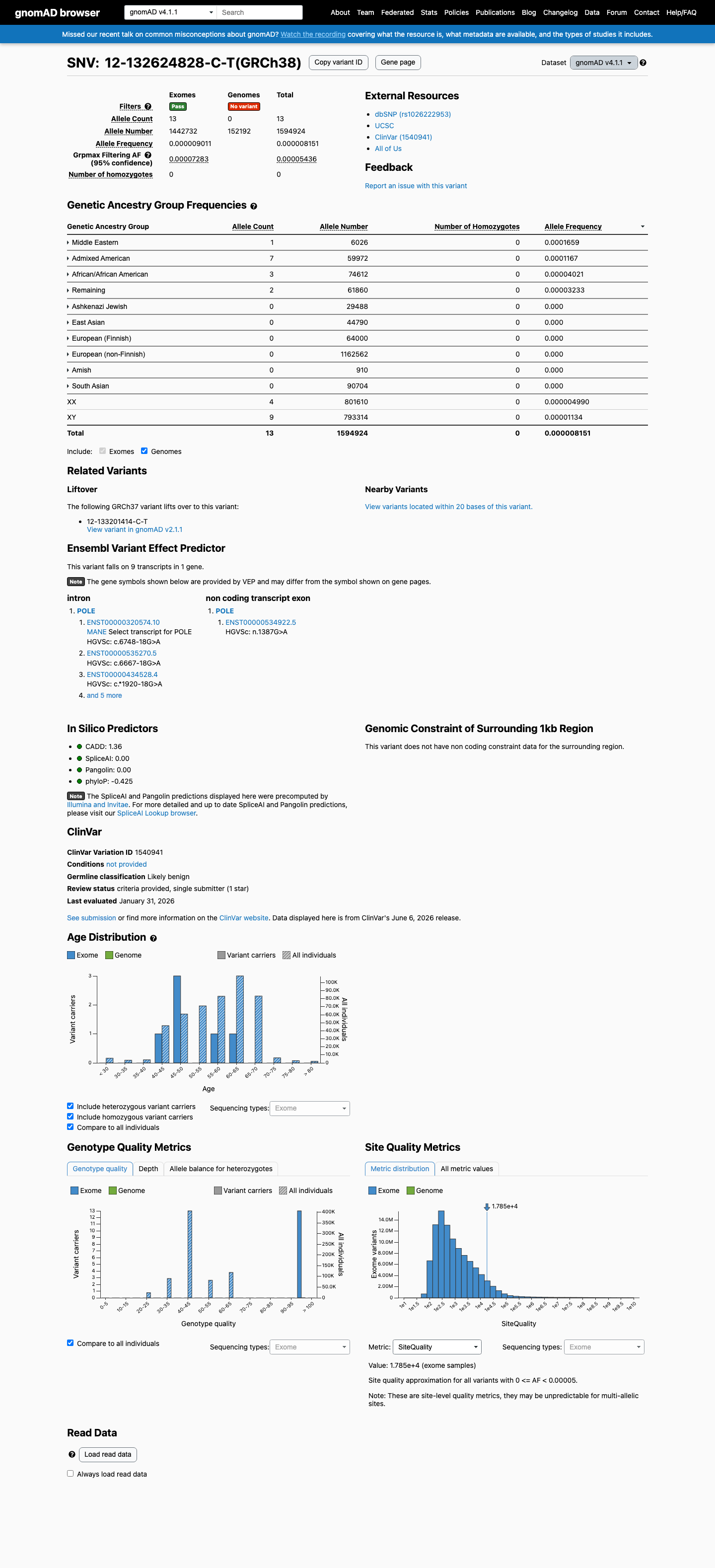 gnomAD v4.1 screenshot