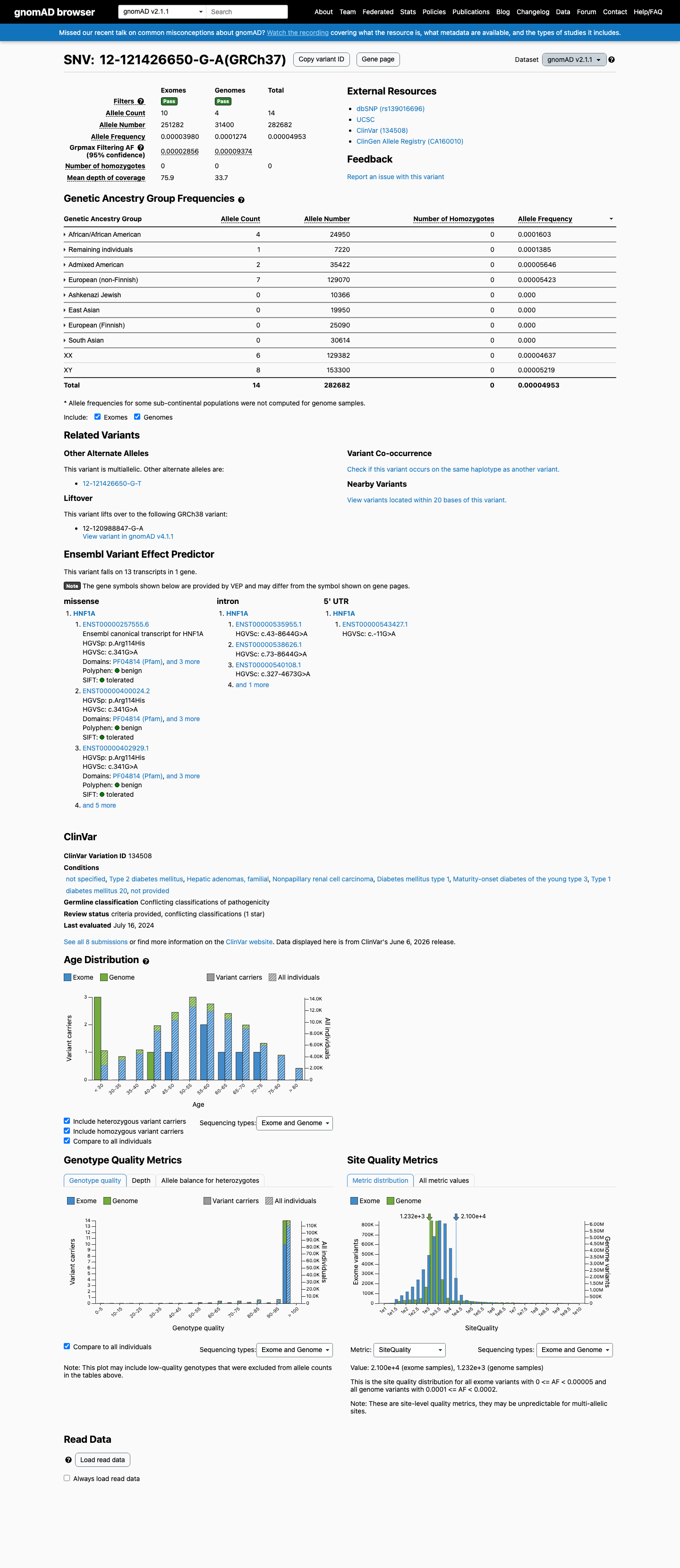 gnomAD v2.1 screenshot