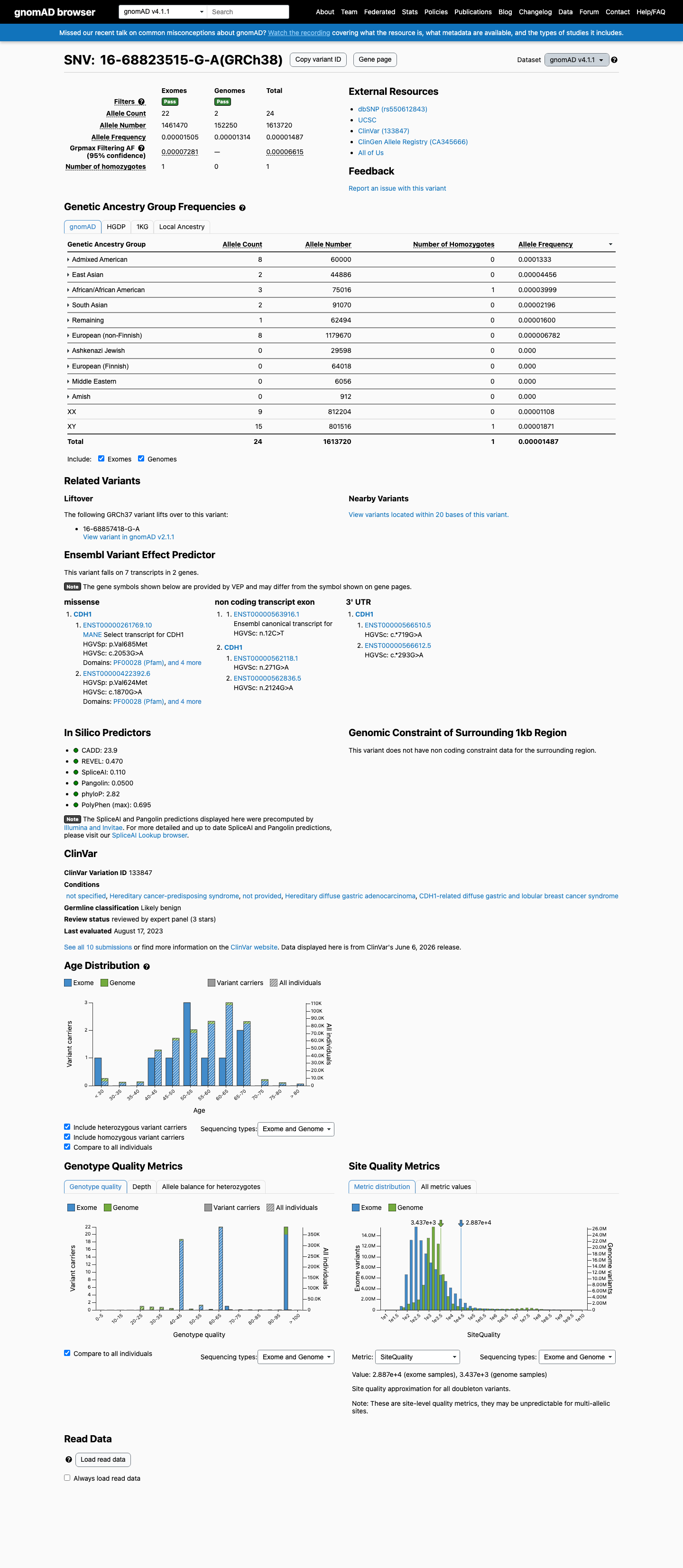 gnomAD v4.1 screenshot